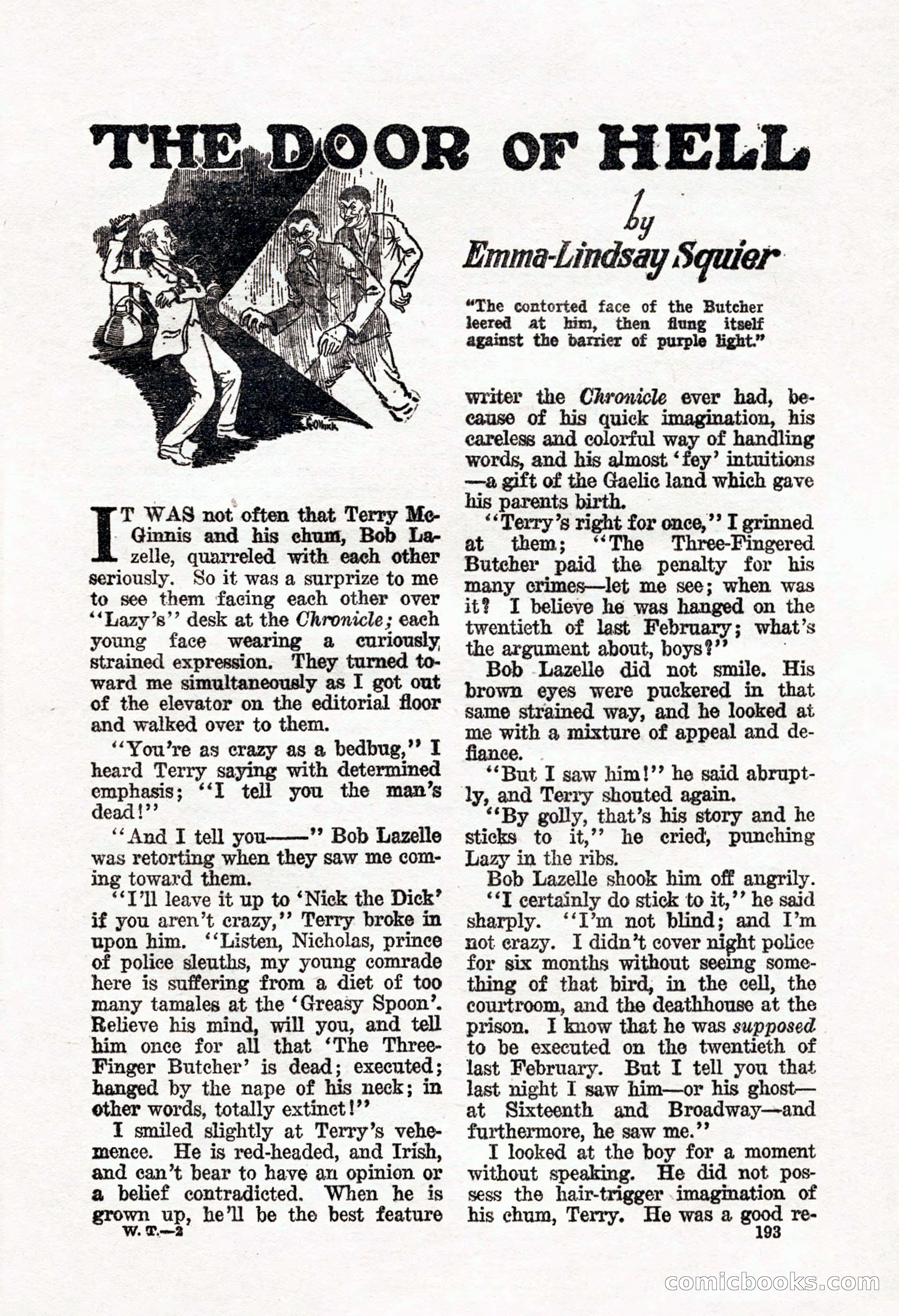 Weird Tales, Vol. 8, No. 2 — page 51 of 146