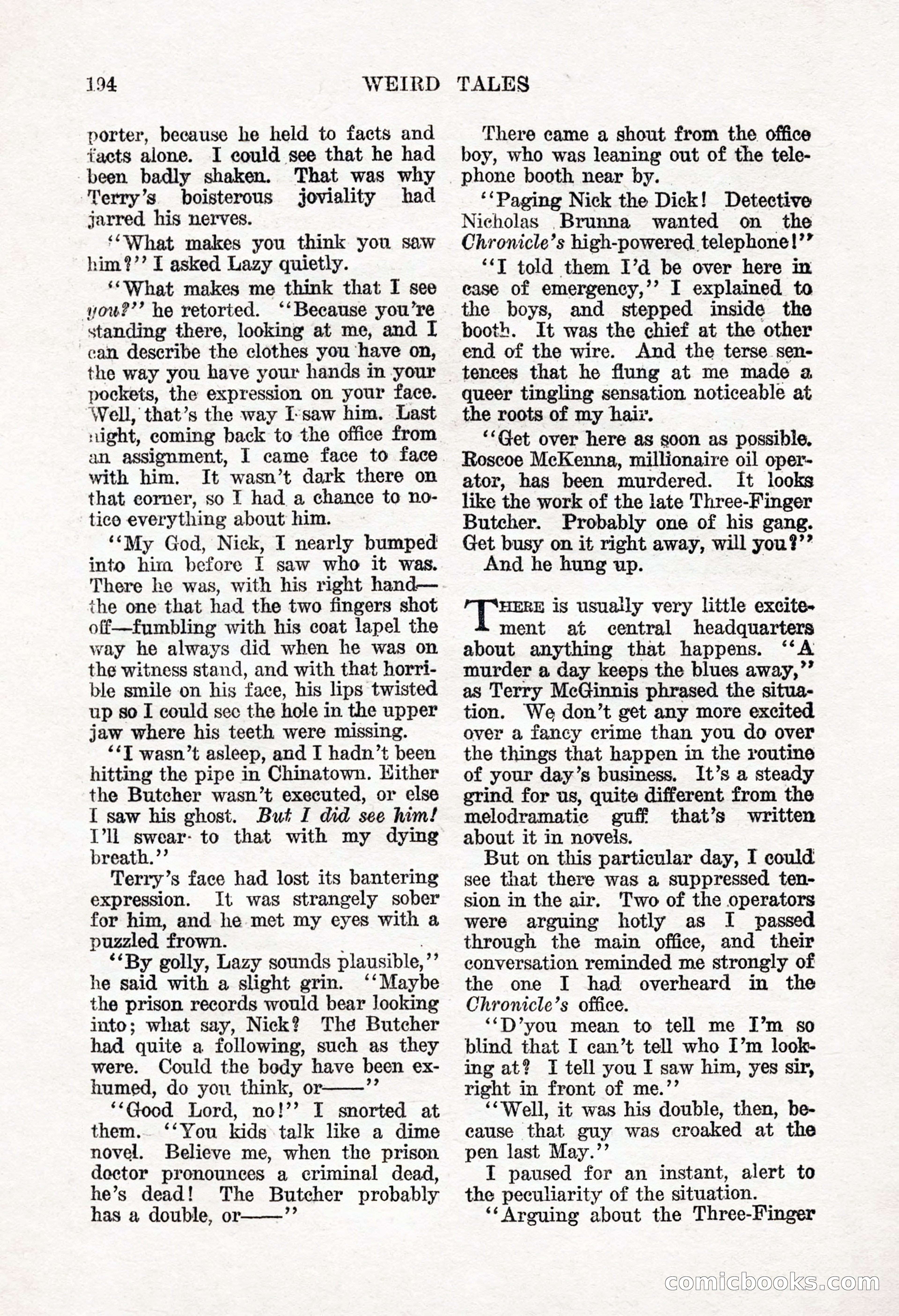 Weird Tales, Vol. 8, No. 2 — page 52 of 146