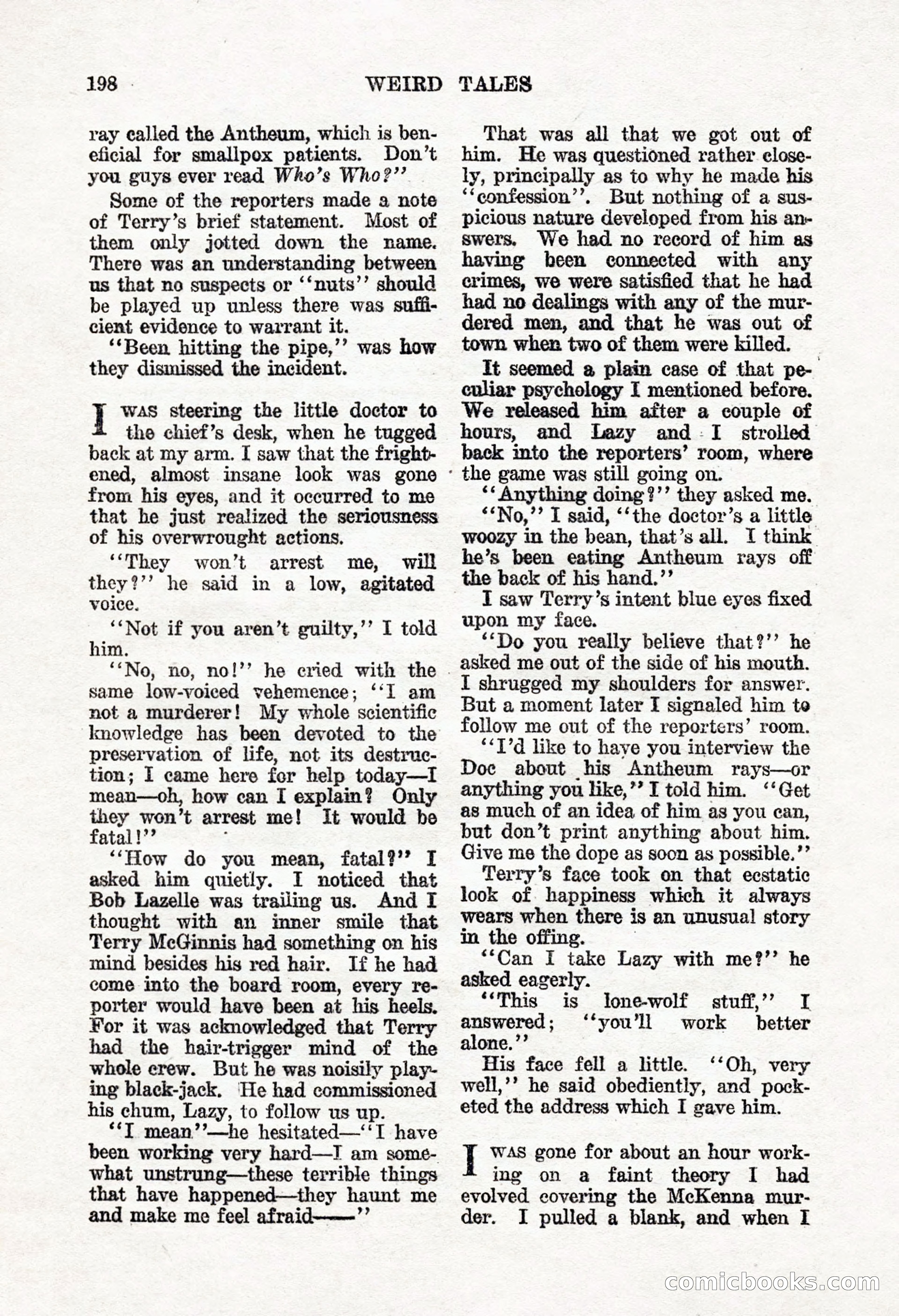 Weird Tales, Vol. 8, No. 2 — page 56 of 146