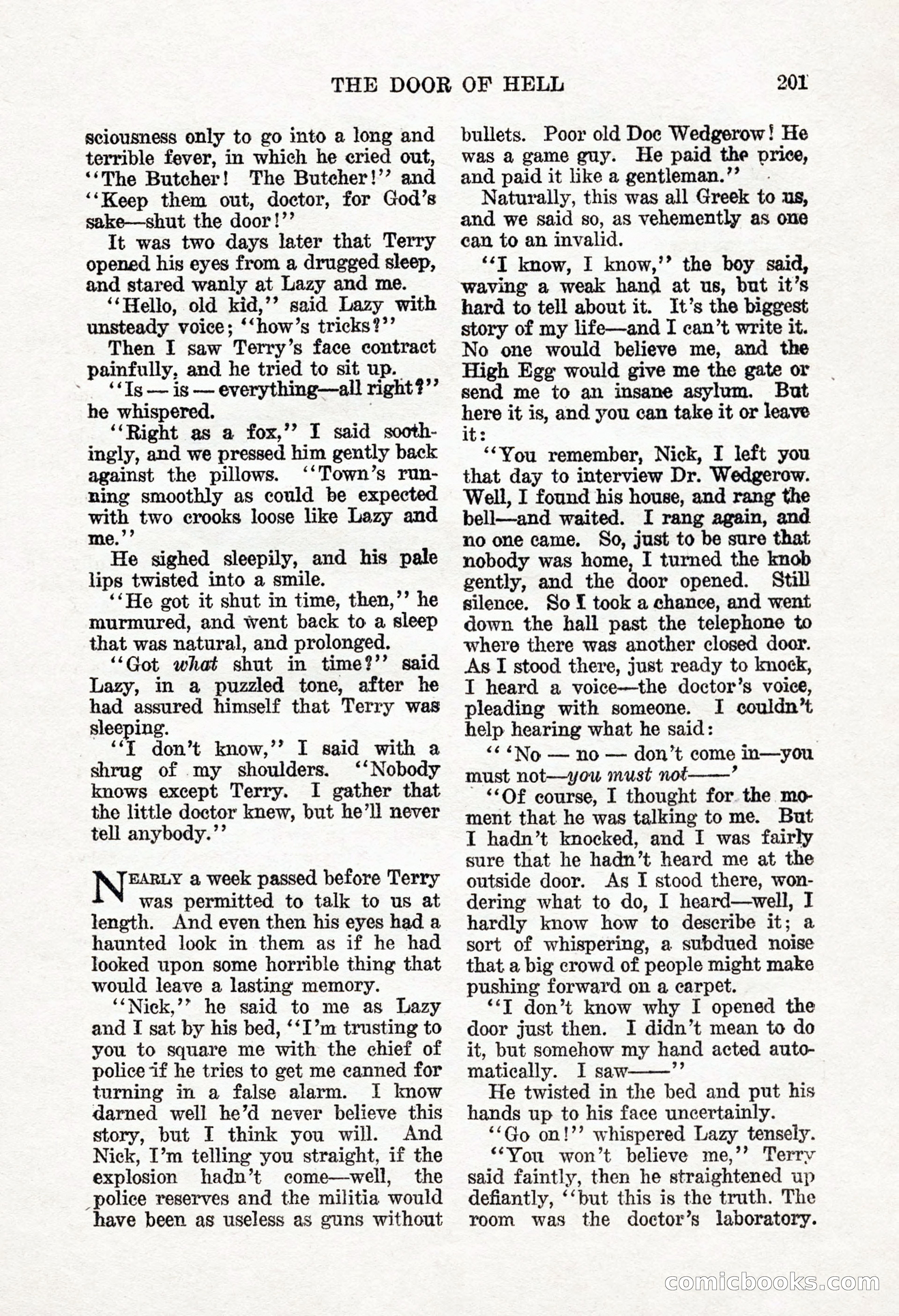 Weird Tales, Vol. 8, No. 2 — page 59 of 146