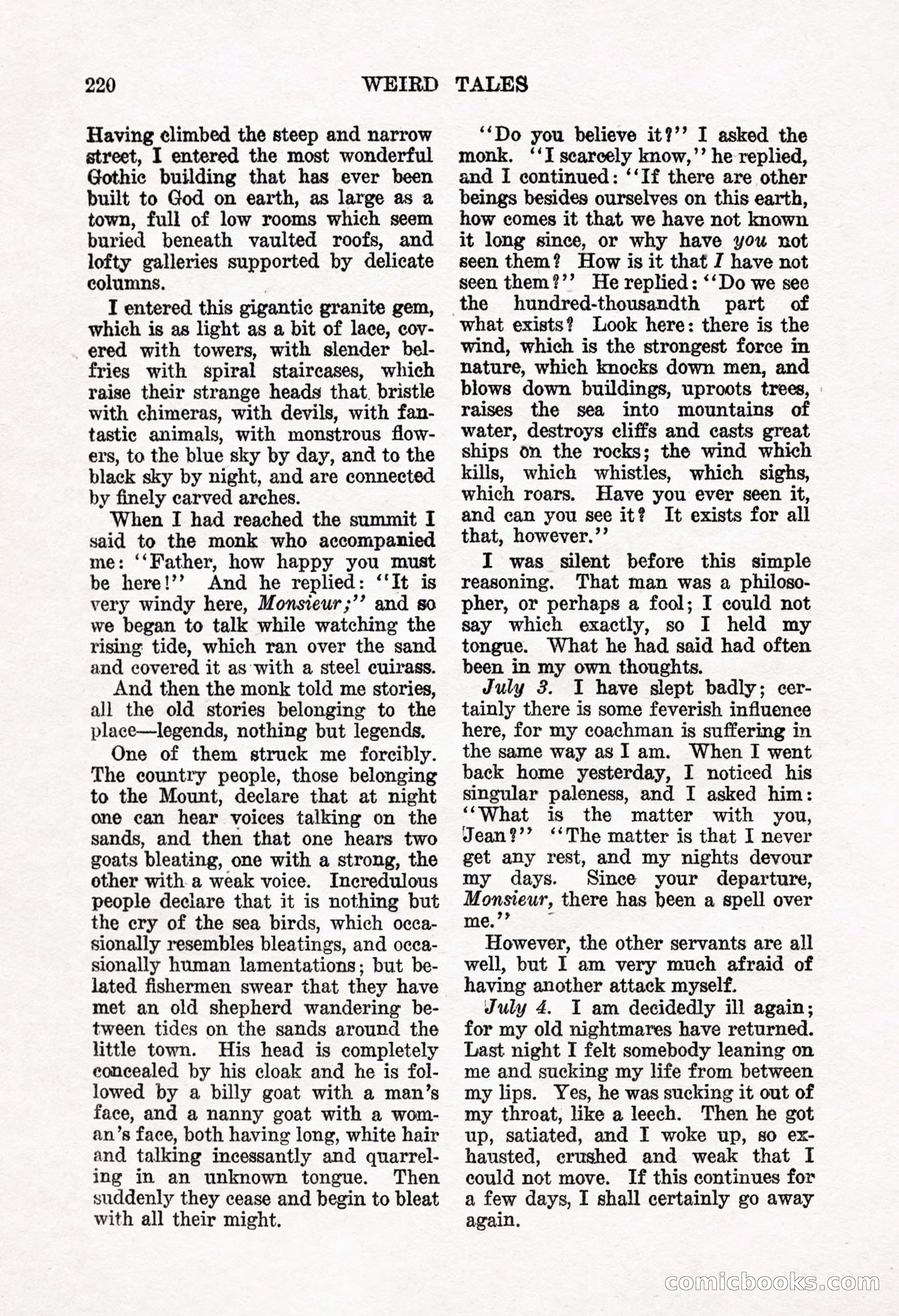 Weird Tales, Vol. 8, No. 2 — page 78 of 146
