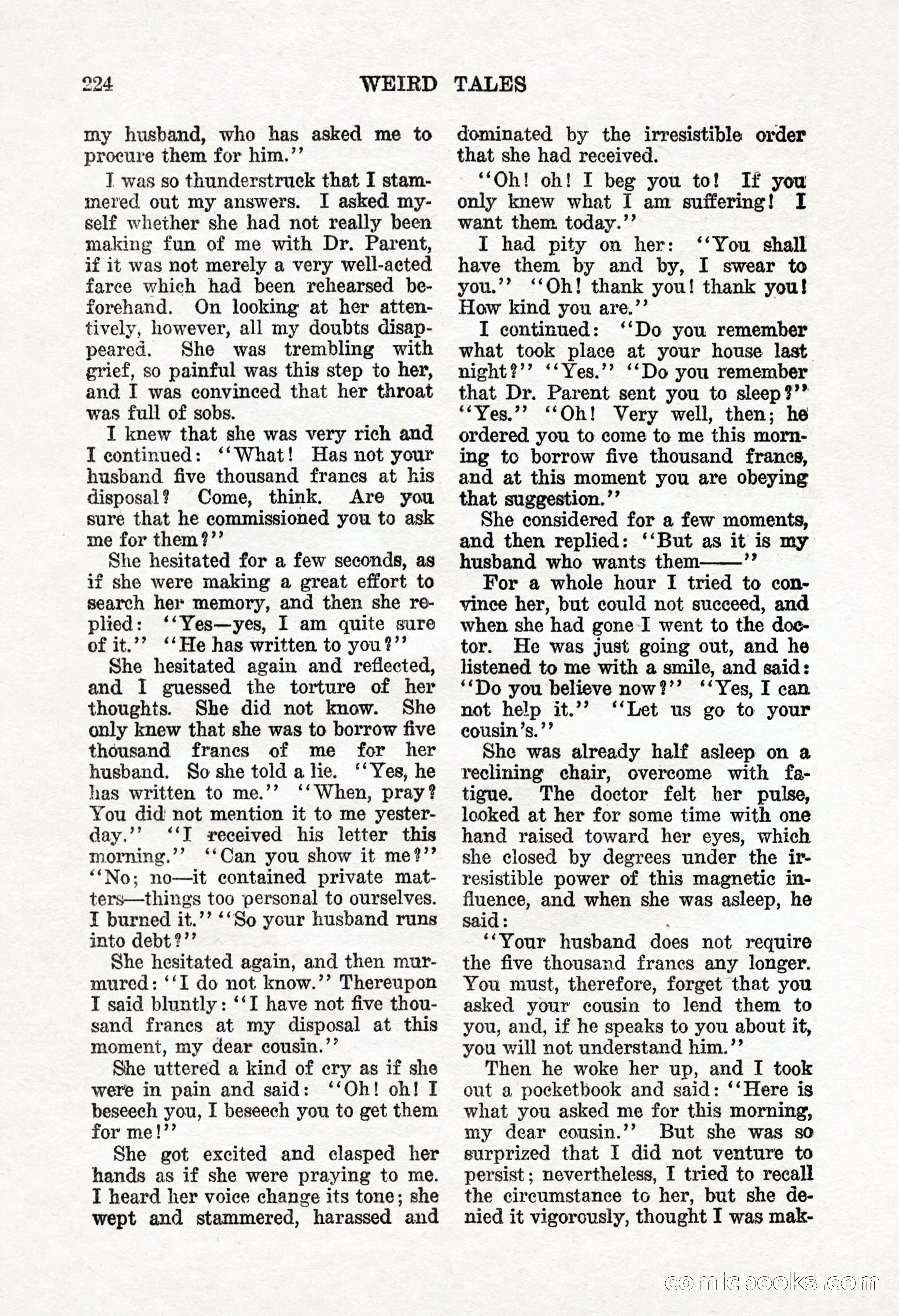 Weird Tales, Vol. 8, No. 2 — page 82 of 146