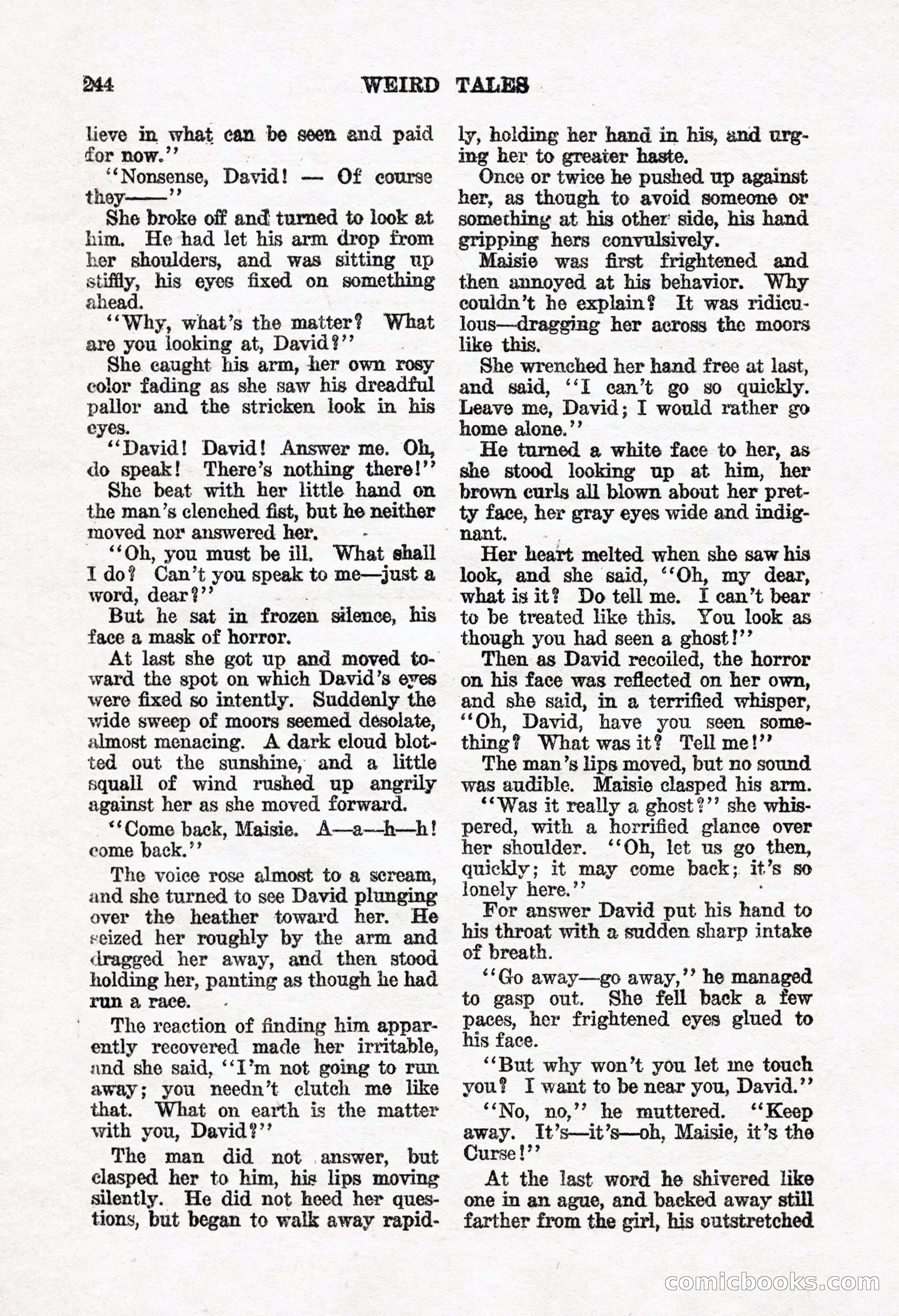 Weird Tales, Vol. 8, No. 2 — page 102 of 146