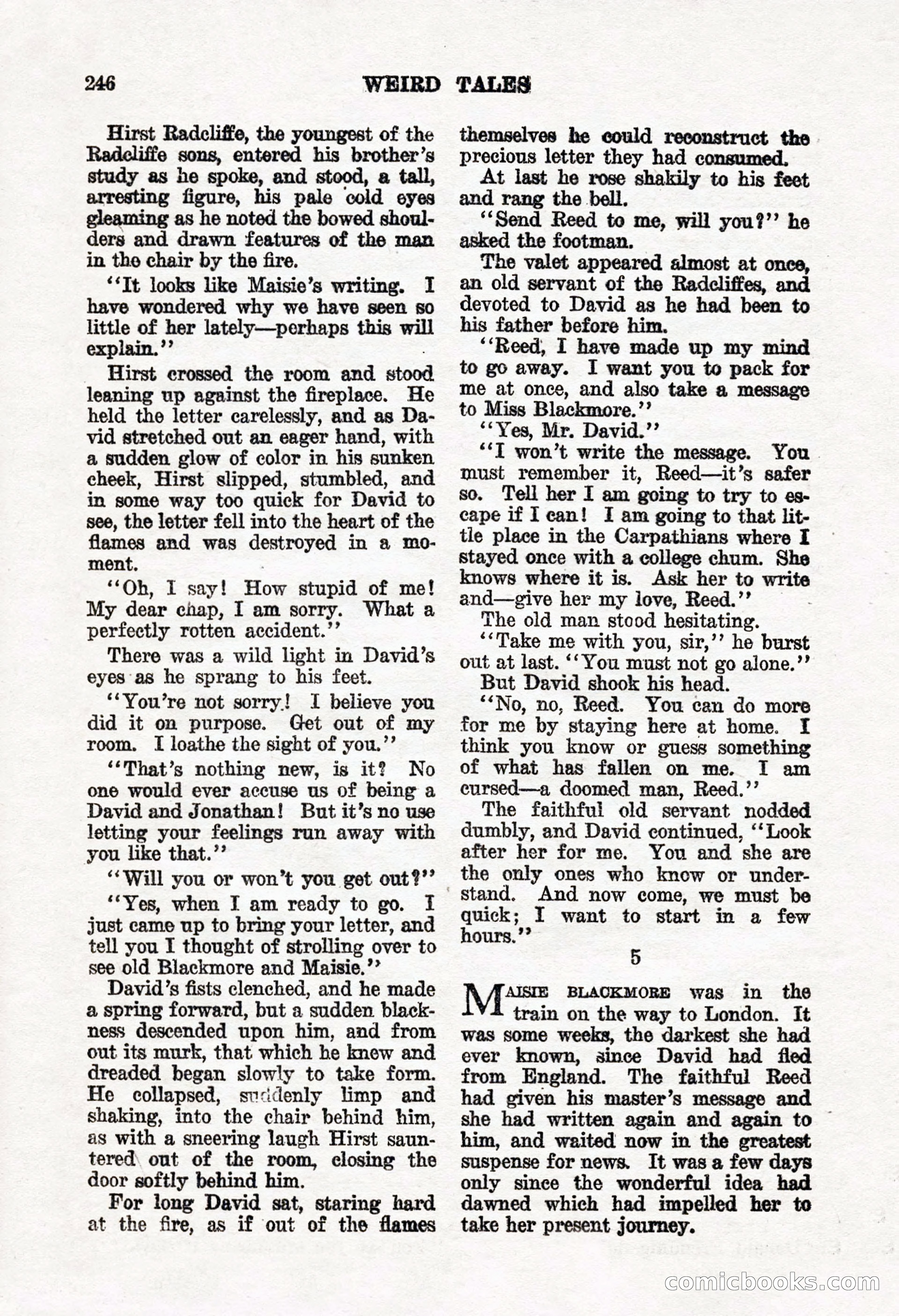 Weird Tales, Vol. 8, No. 2 — page 104 of 146