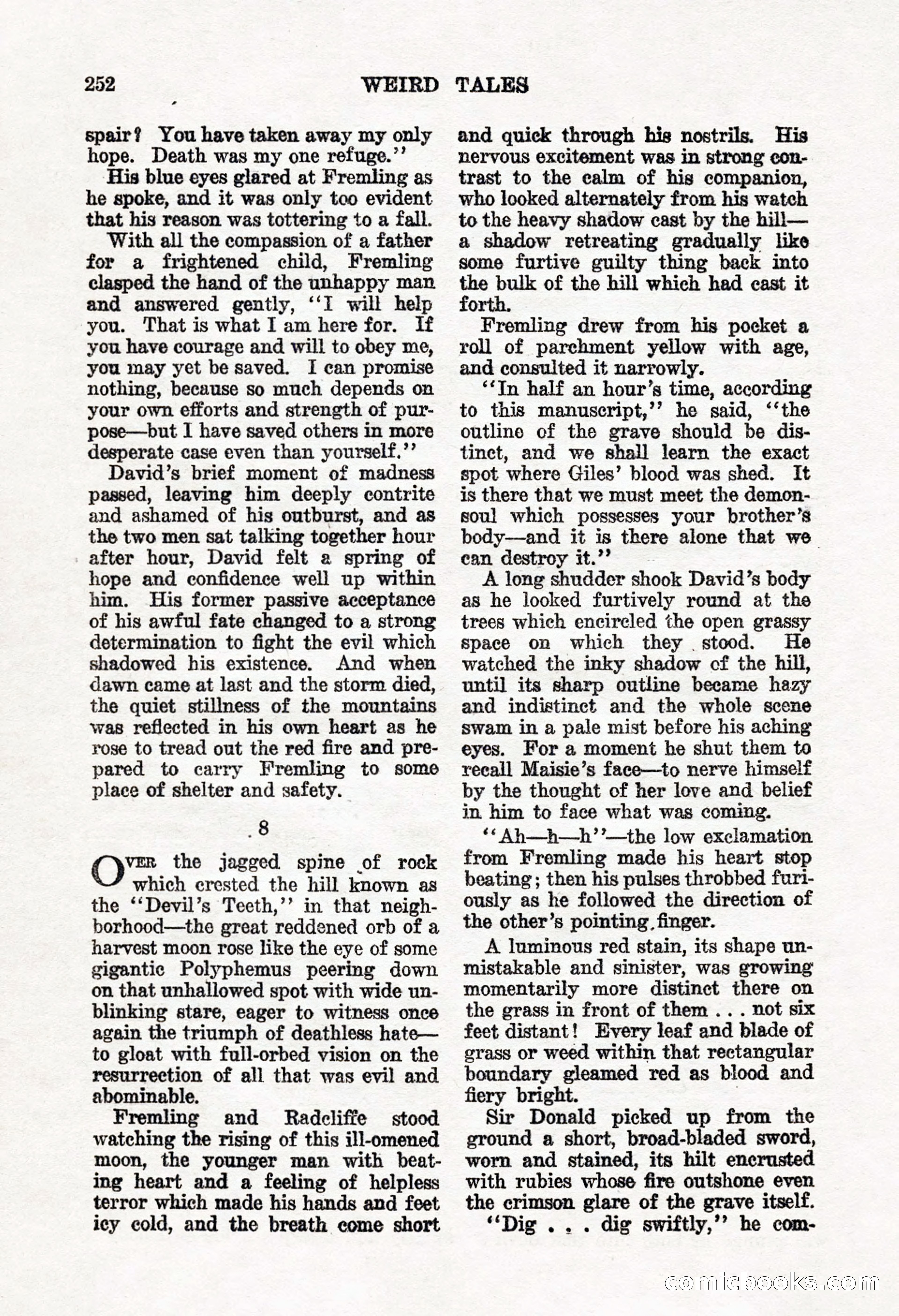 Weird Tales, Vol. 8, No. 2 — page 110 of 146
