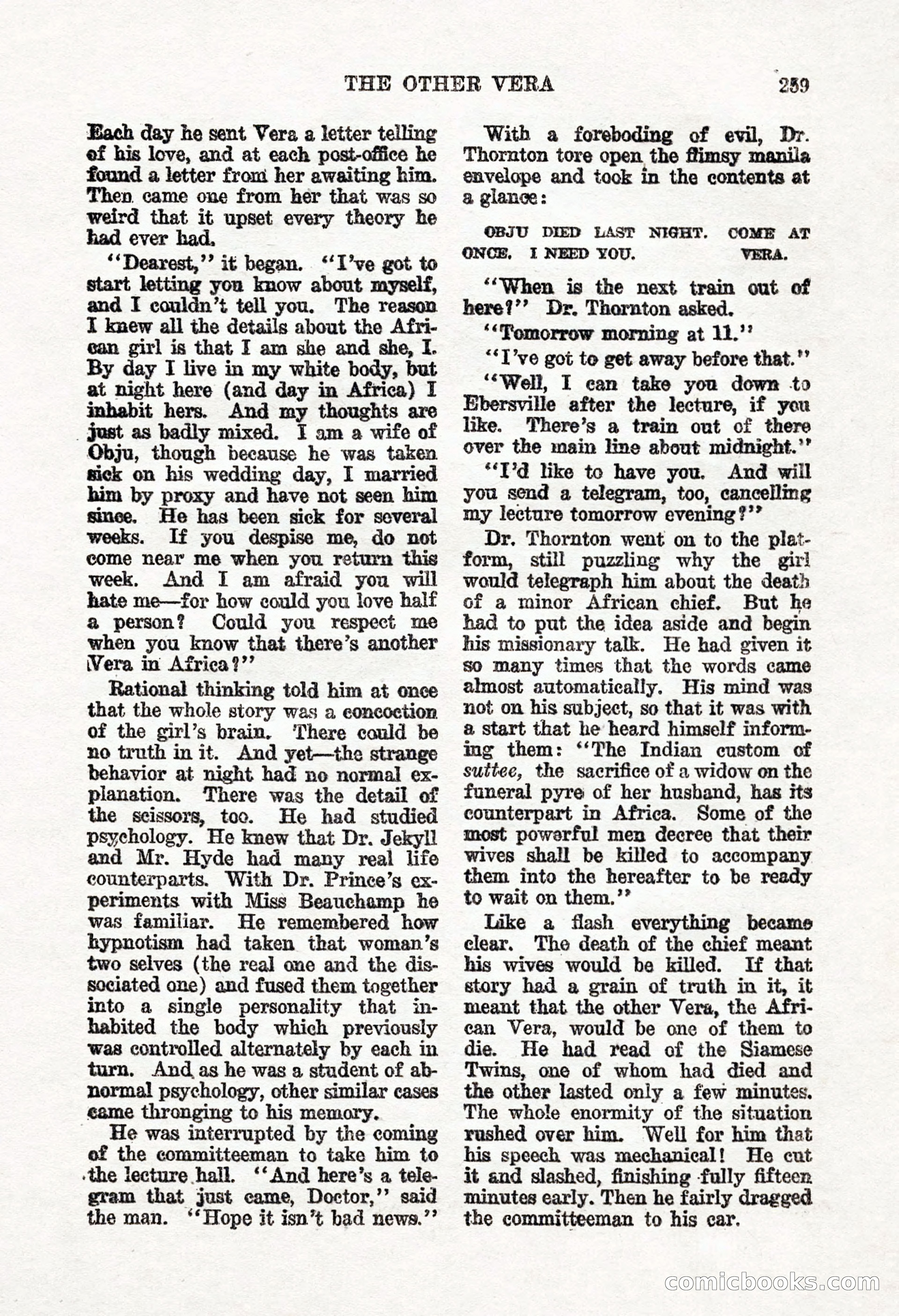 Weird Tales, Vol. 8, No. 2 — page 117 of 146