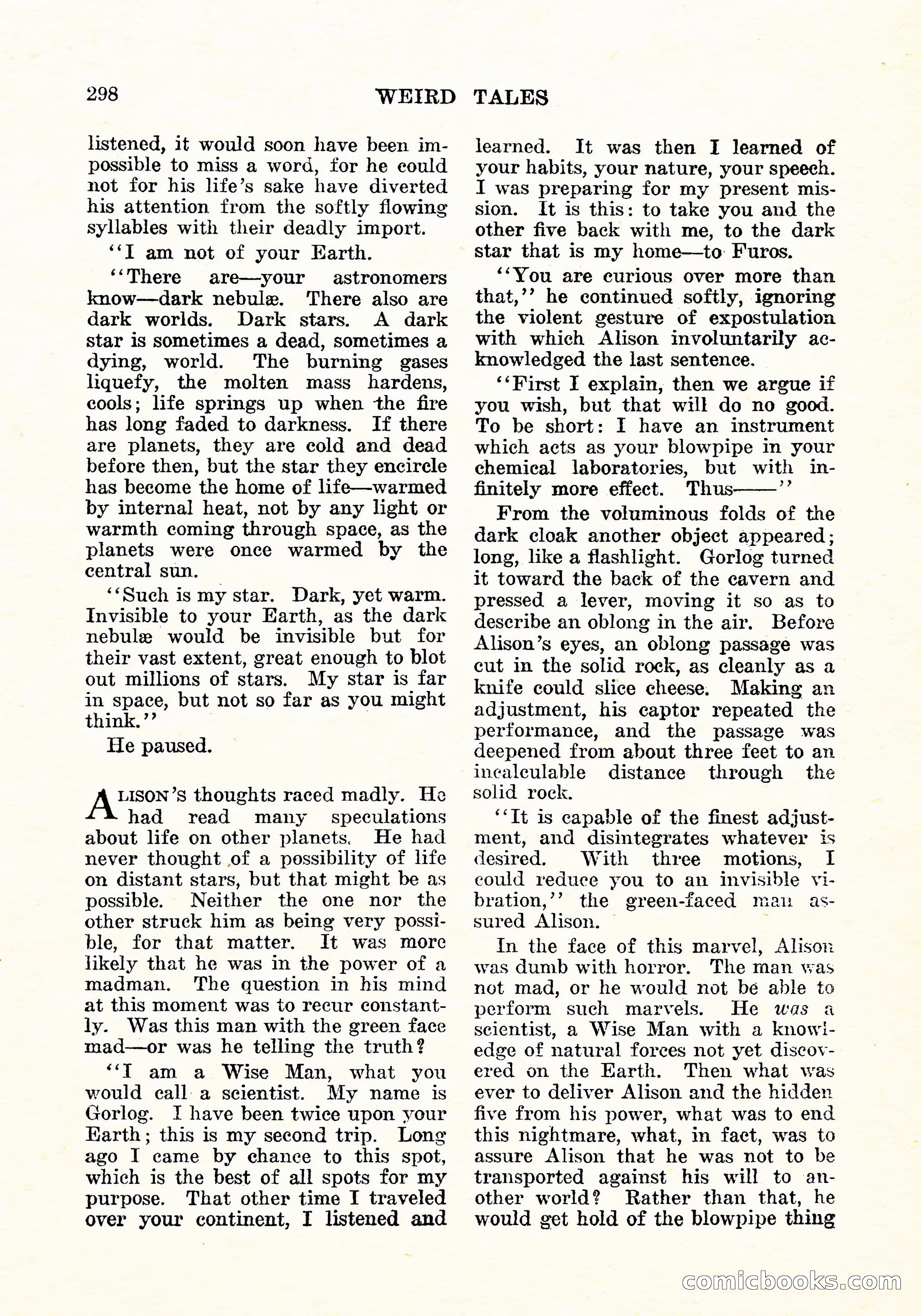 Weird Tales, September 1926 — page 11 of 146