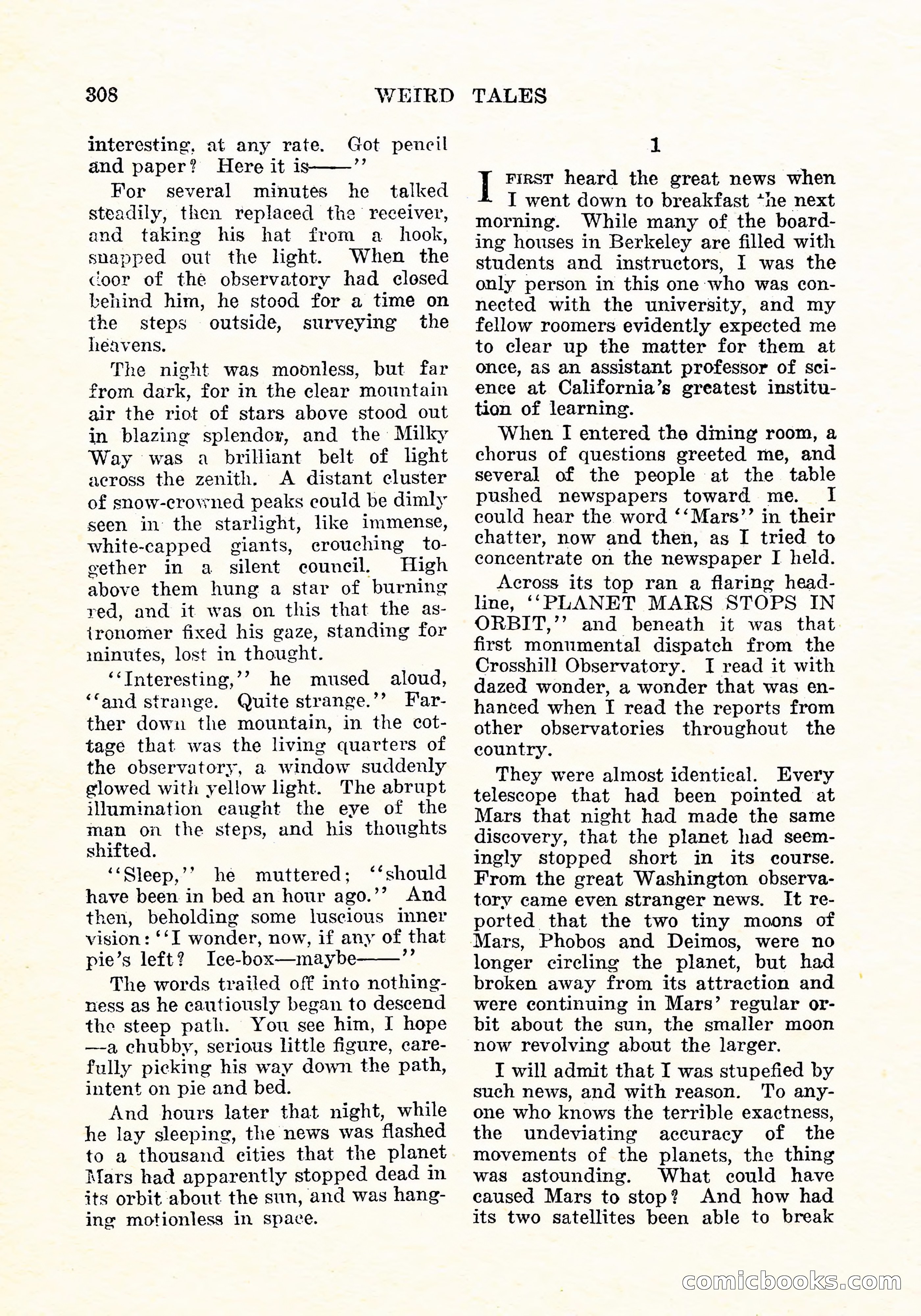 Weird Tales, September 1926 — page 21 of 146