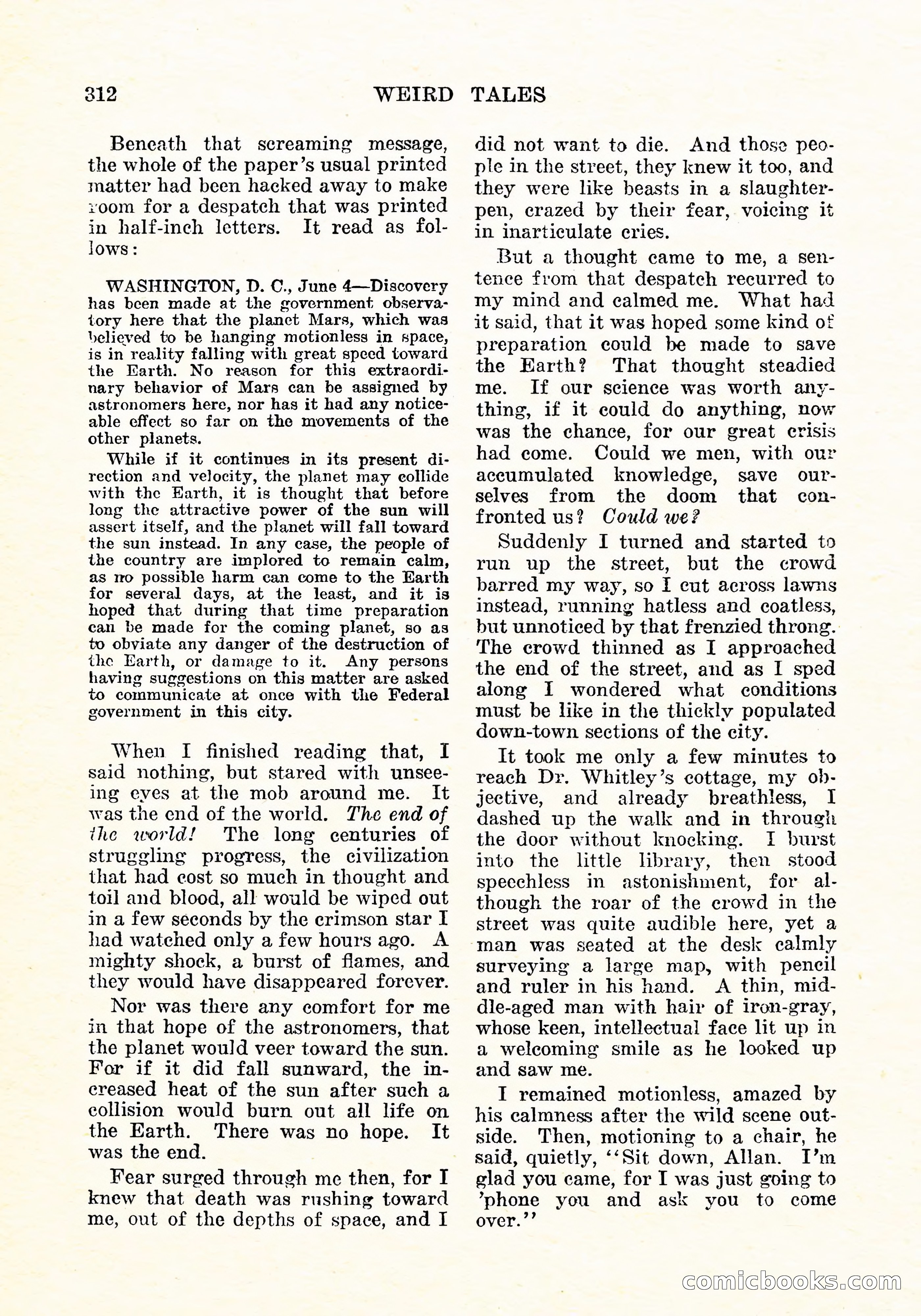 Weird Tales, September 1926 — page 25 of 146