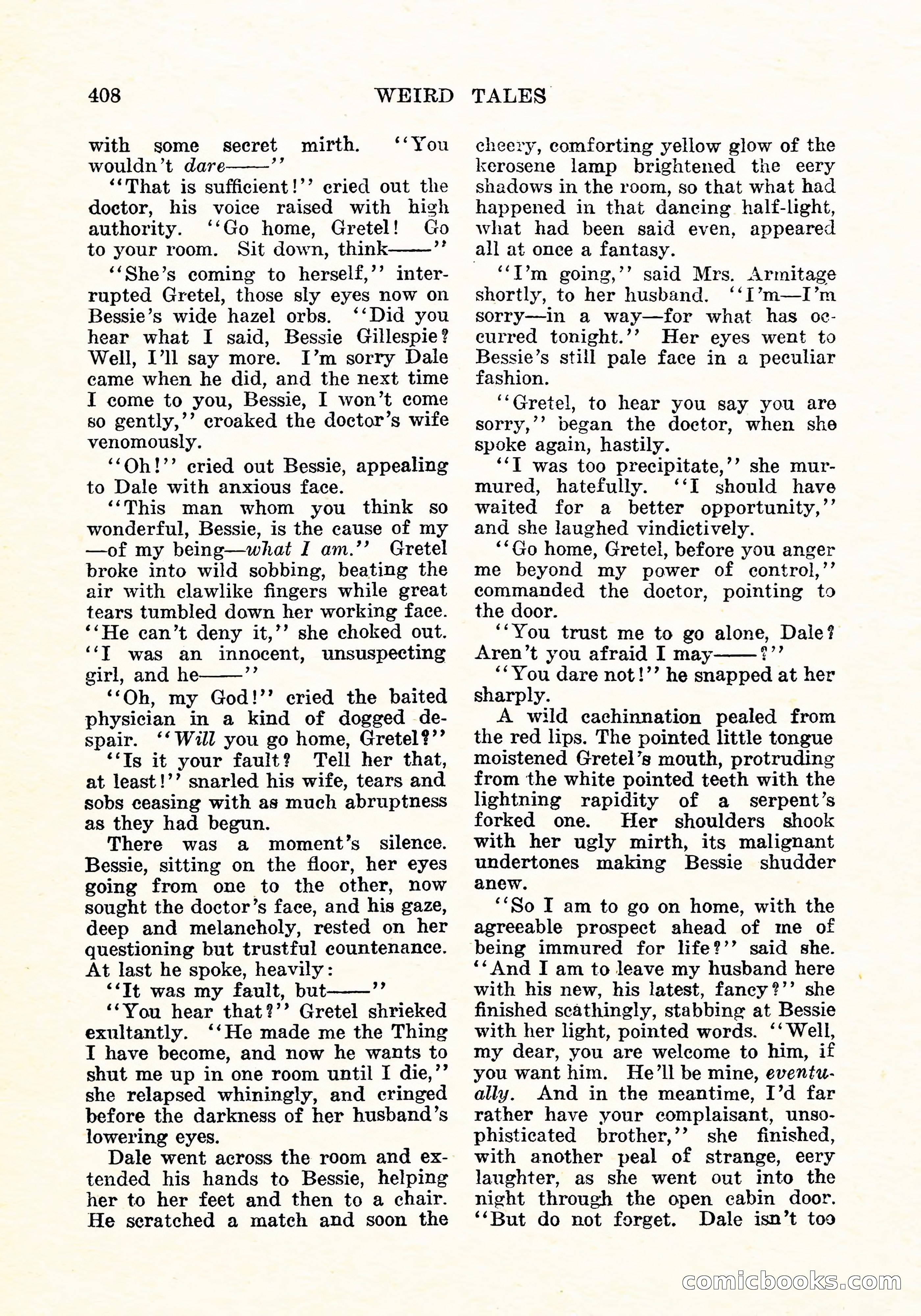 Weird Tales, September 1926 — page 121 of 146
