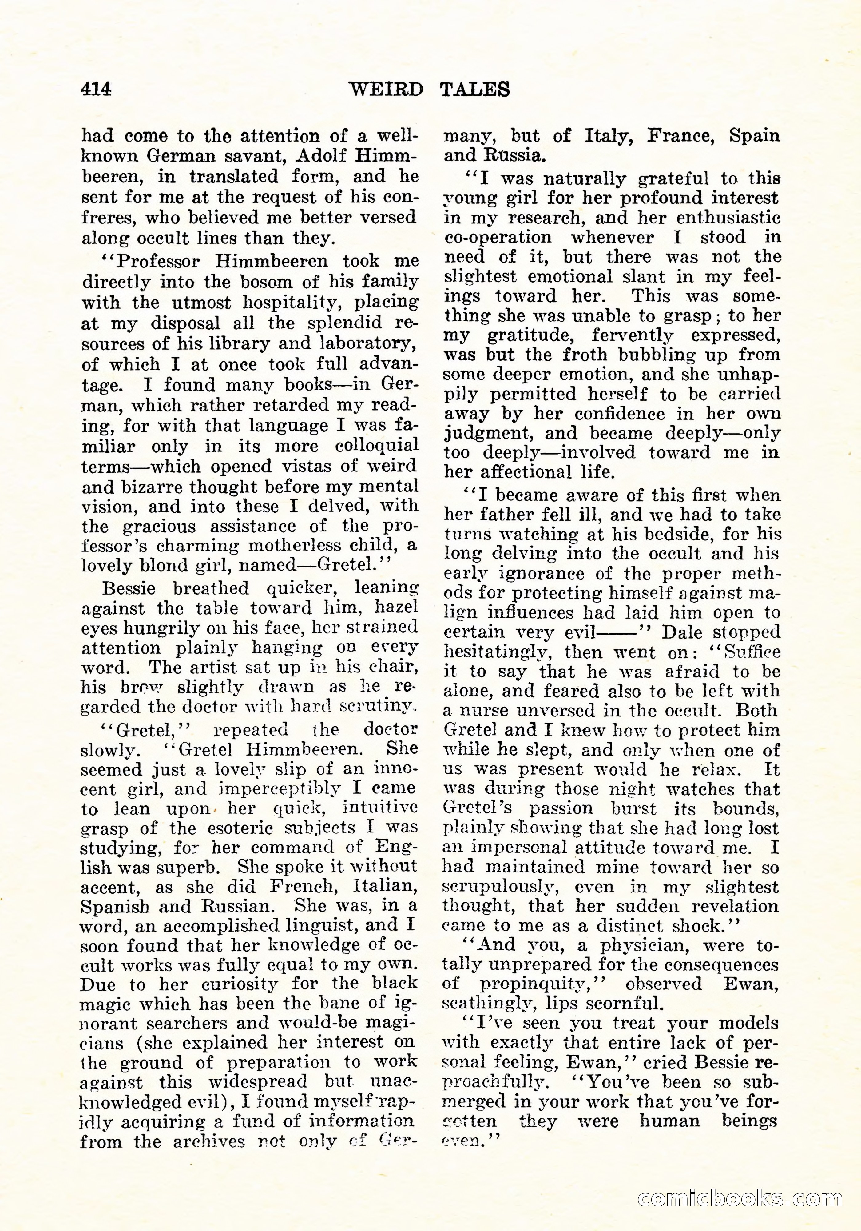Weird Tales, September 1926 — page 127 of 146