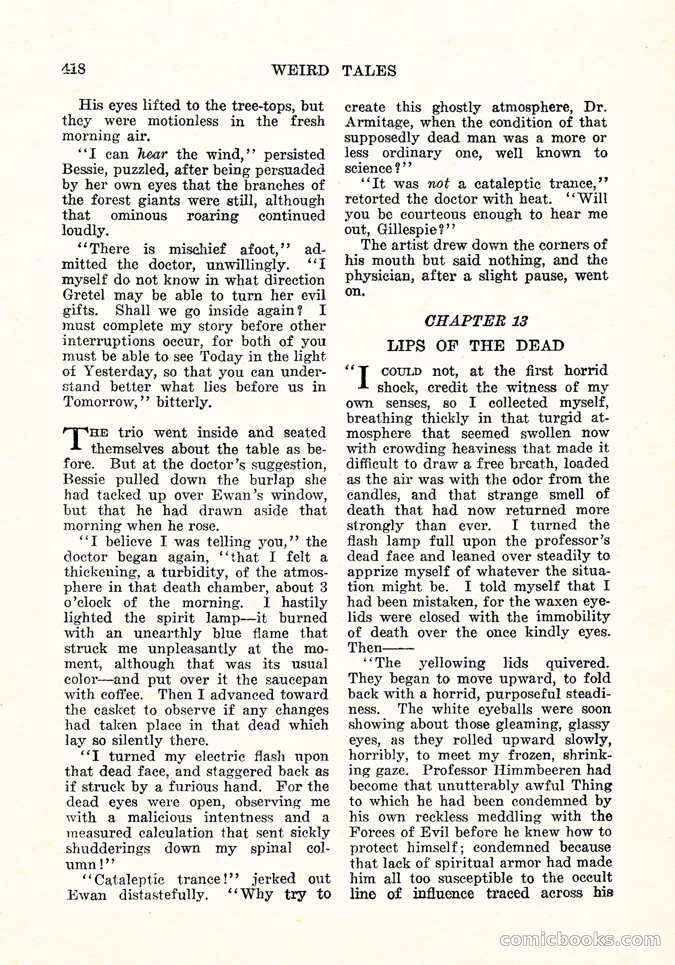 Weird Tales, September 1926 — page 131 of 146