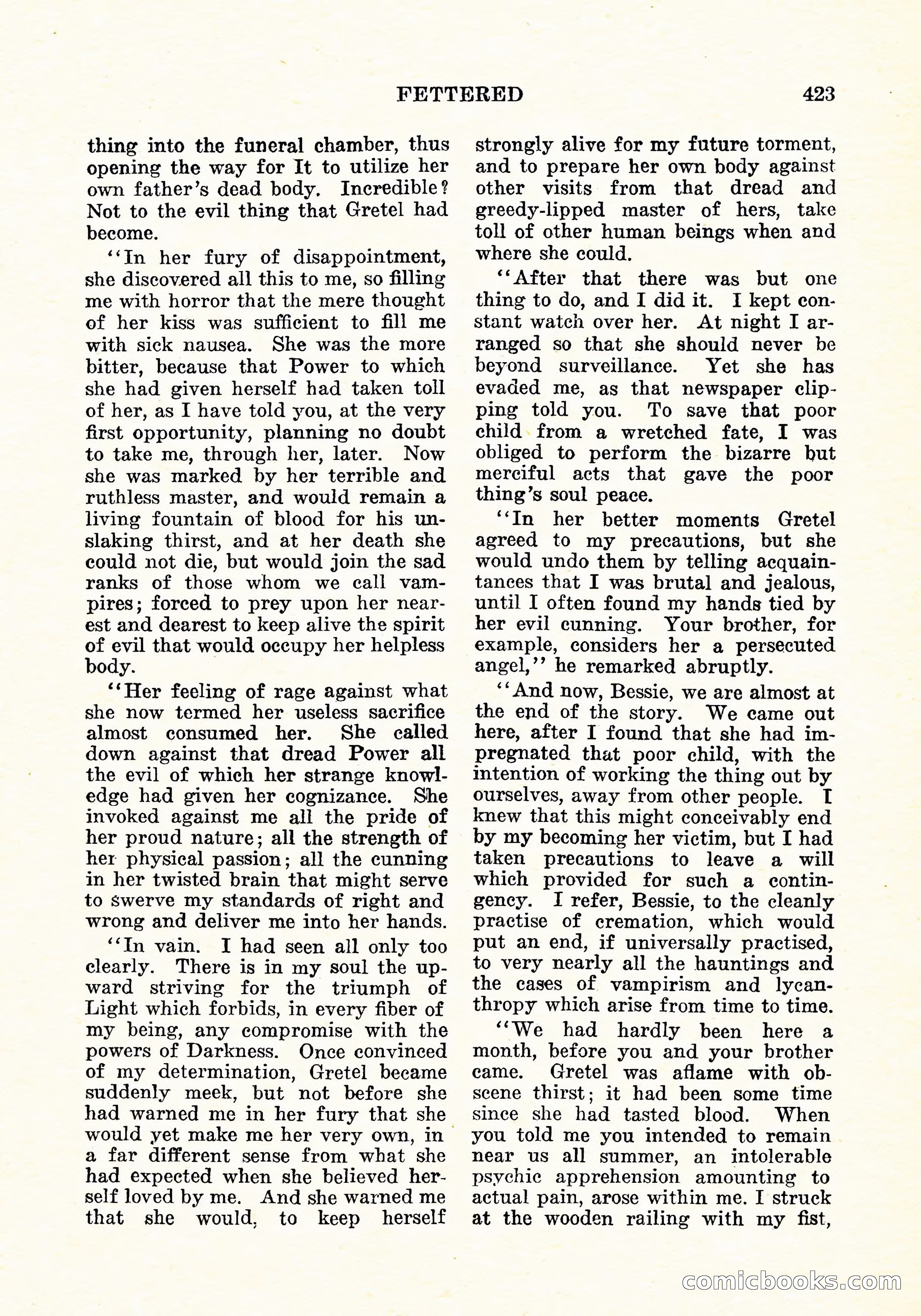 Weird Tales, September 1926 — page 136 of 146