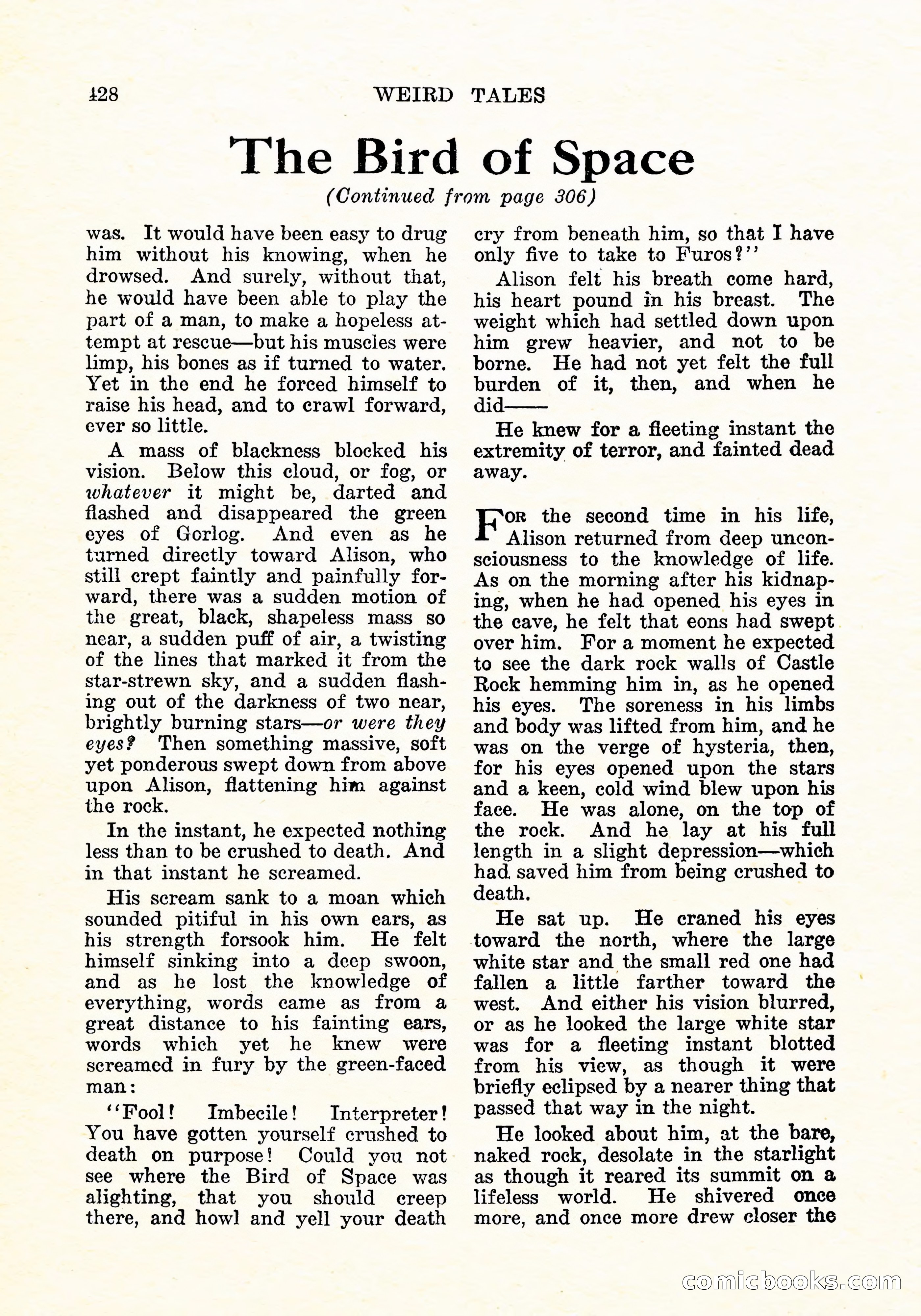 Weird Tales, September 1926 — page 141 of 146