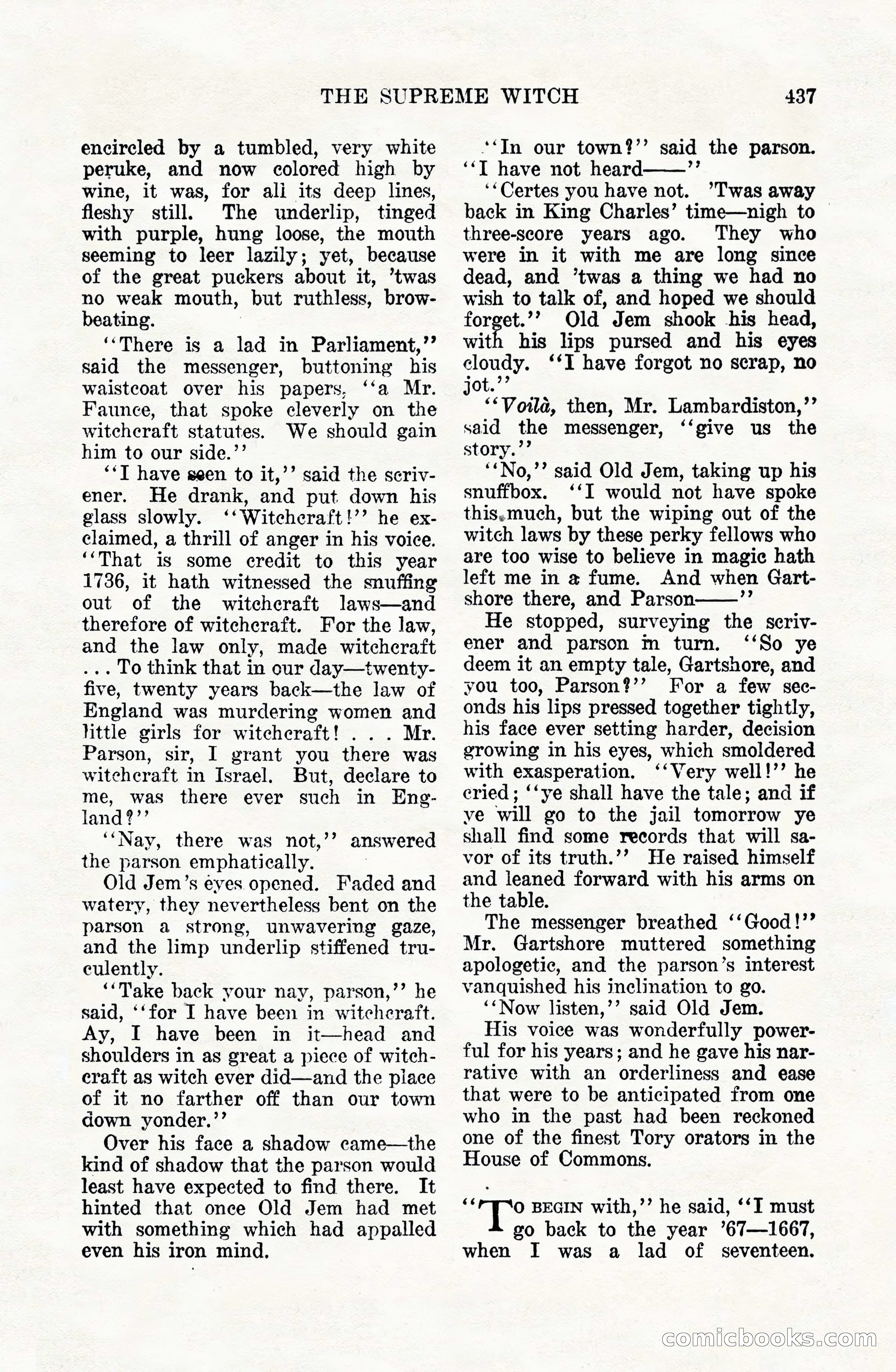 Weird Tales, Vol. VIII, No. 4 — page 7 of 148
