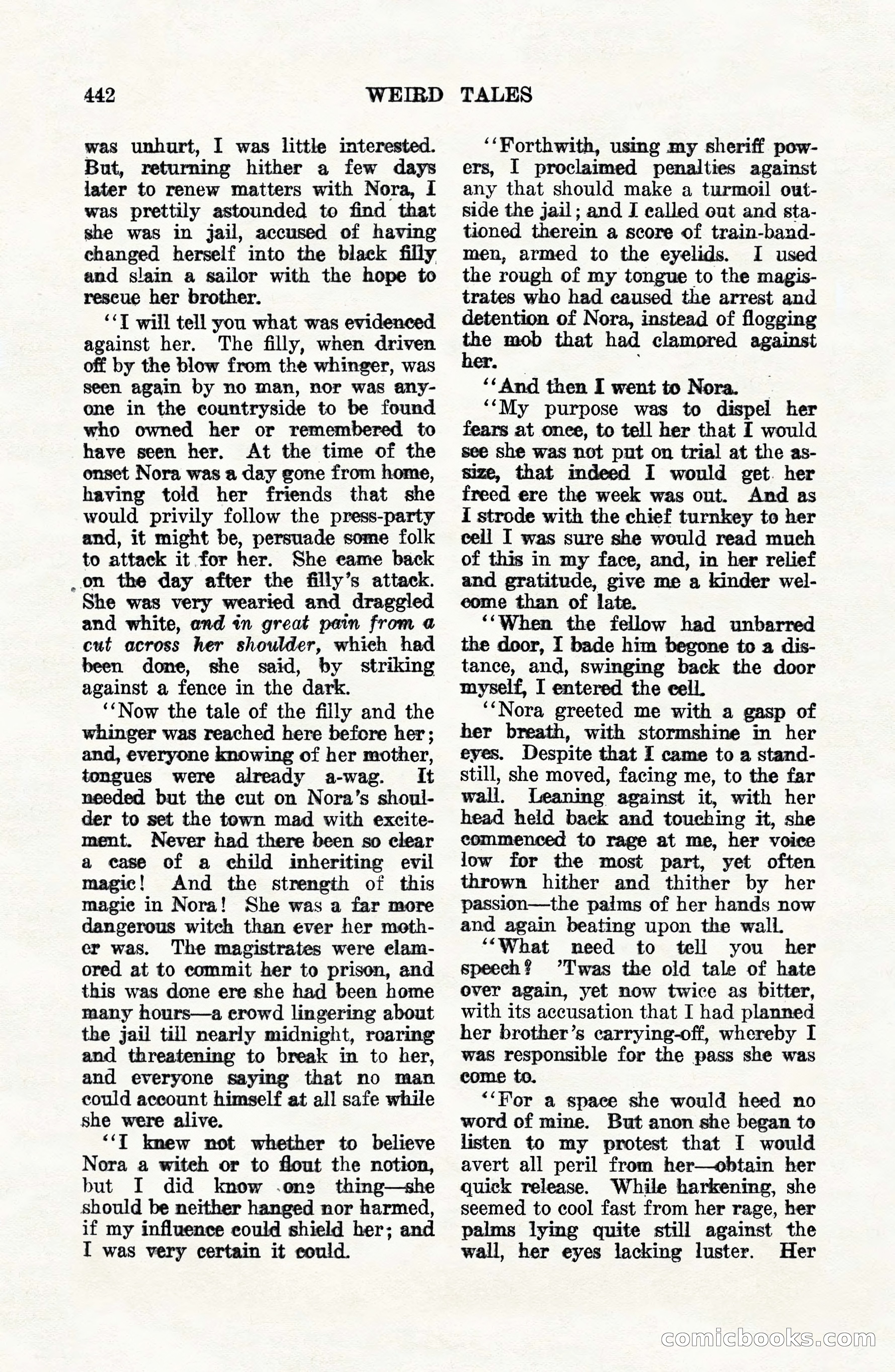 Weird Tales, Vol. VIII, No. 4 — page 12 of 148