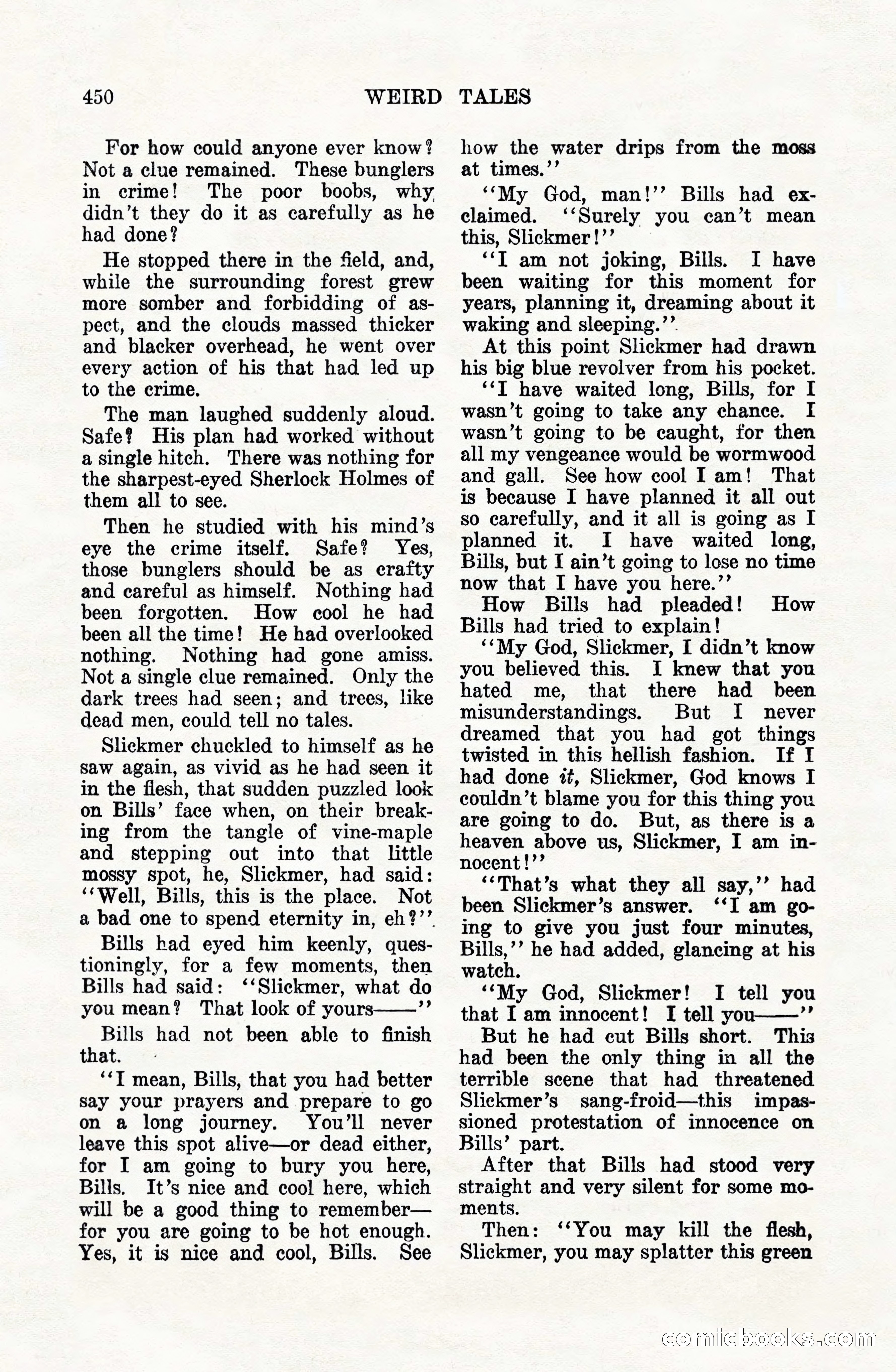 Weird Tales, Vol. VIII, No. 4 — page 20 of 148