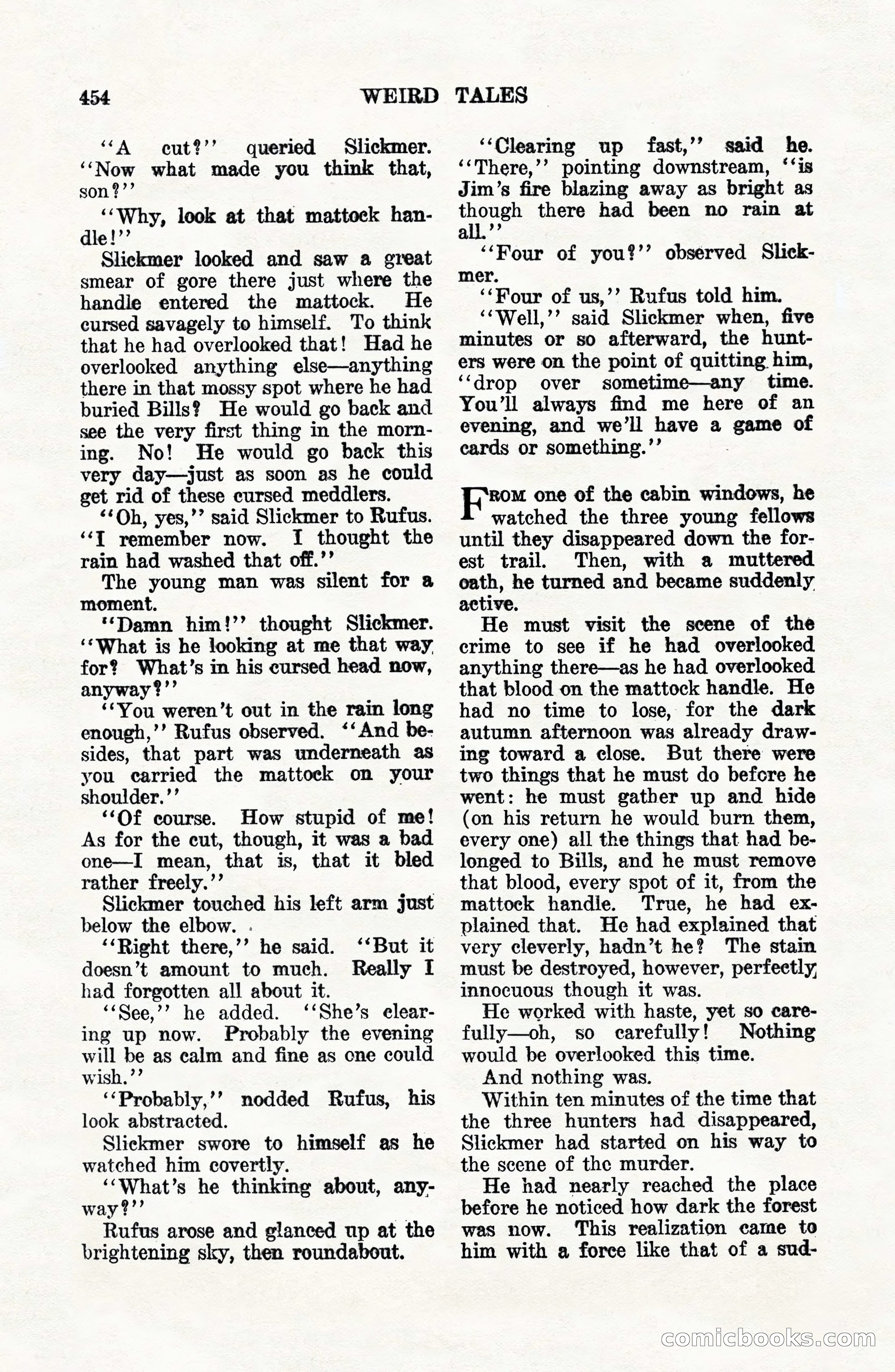 Weird Tales, Vol. VIII, No. 4 — page 24 of 148