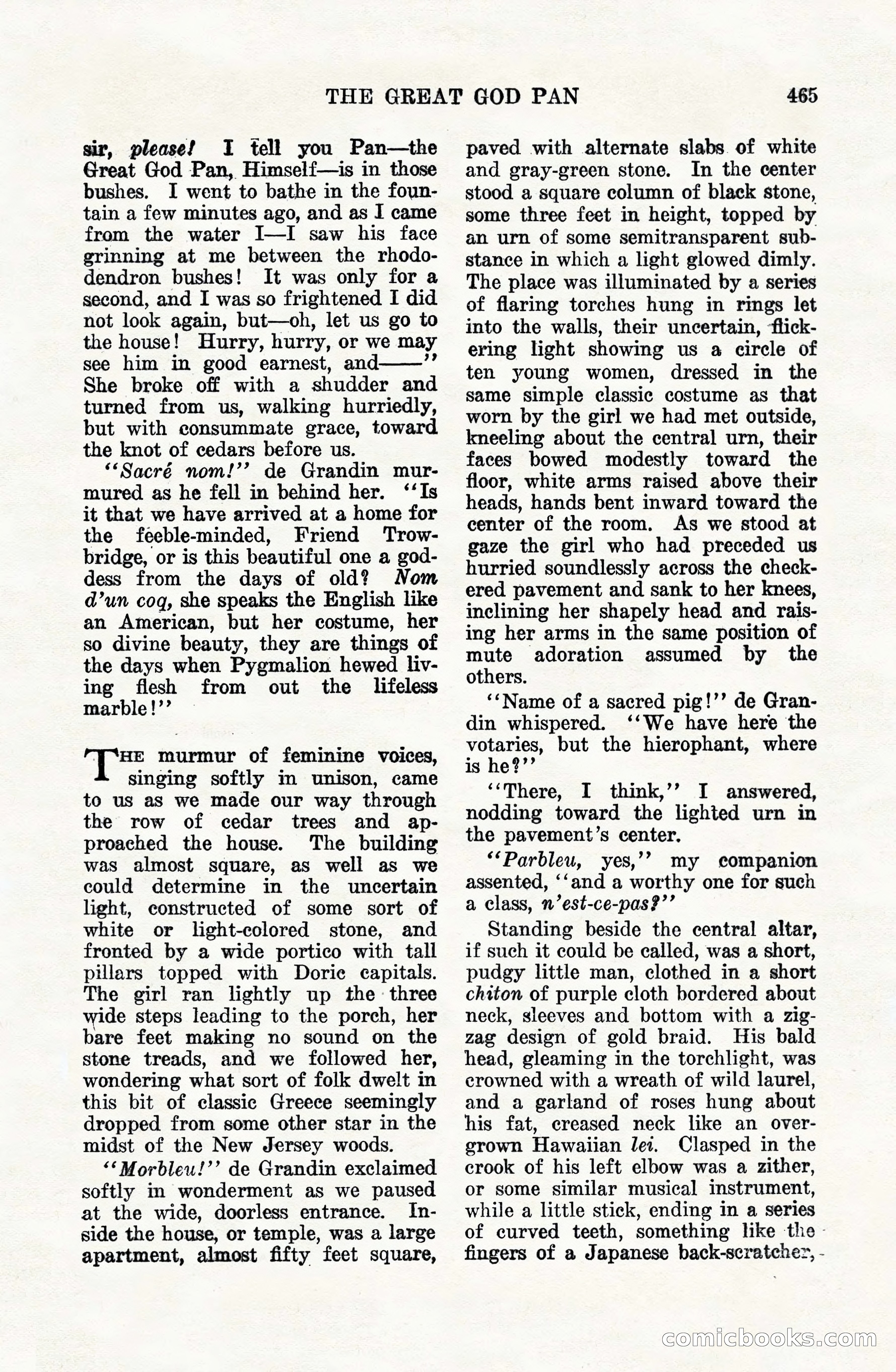 Weird Tales, Vol. VIII, No. 4 — page 35 of 148