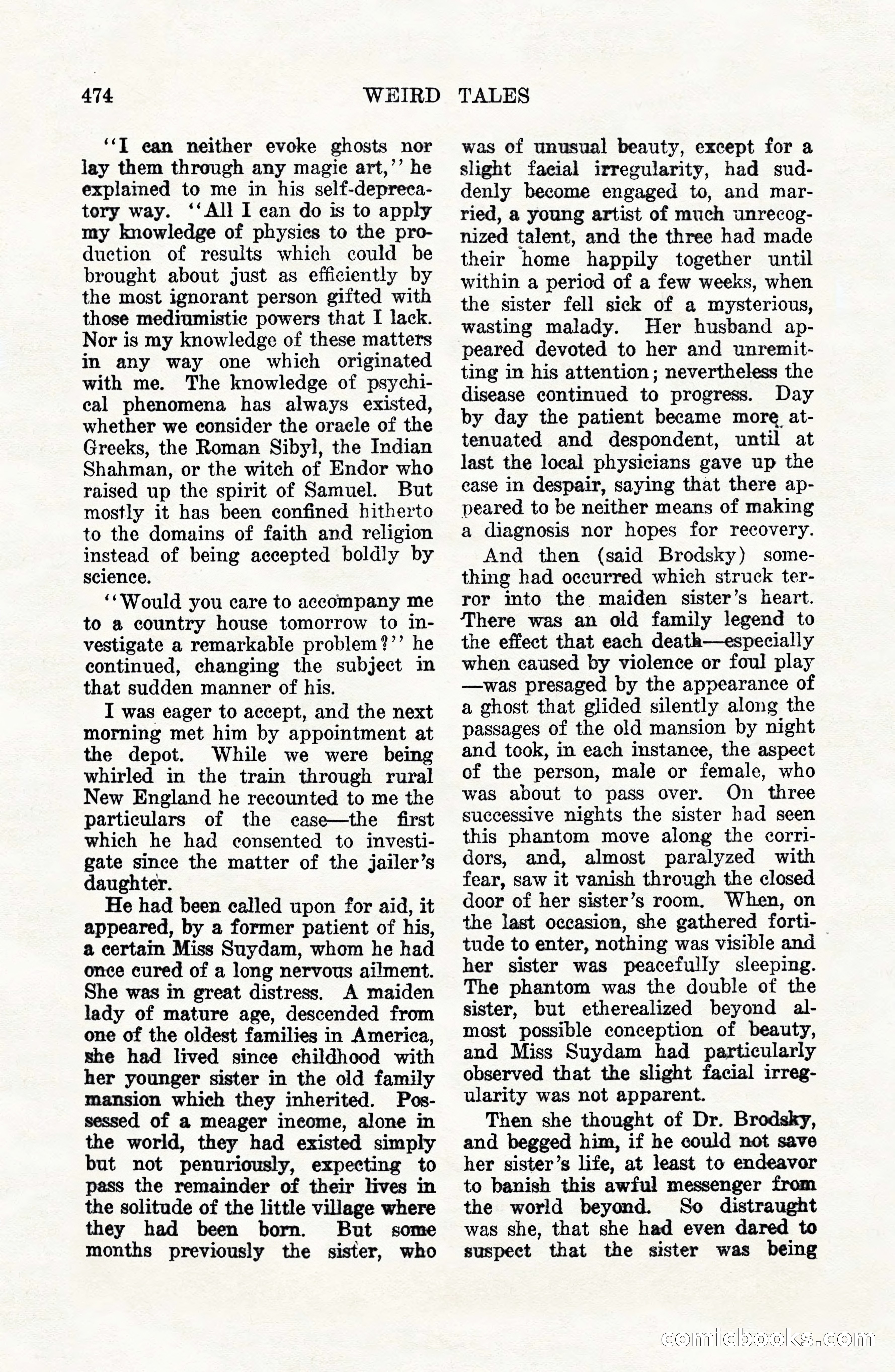Weird Tales, Vol. VIII, No. 4 — page 44 of 148