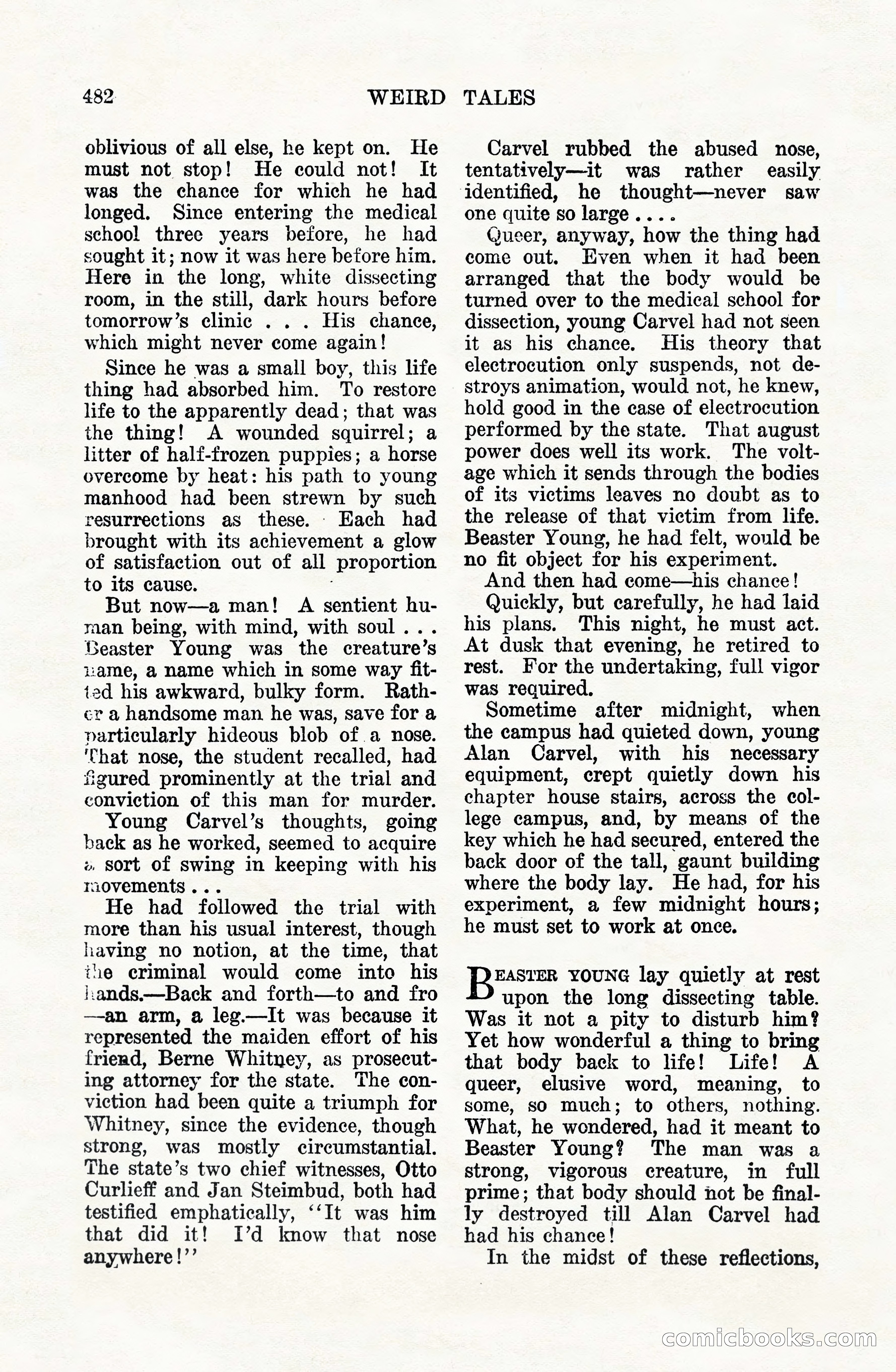Weird Tales, Vol. VIII, No. 4 — page 52 of 148