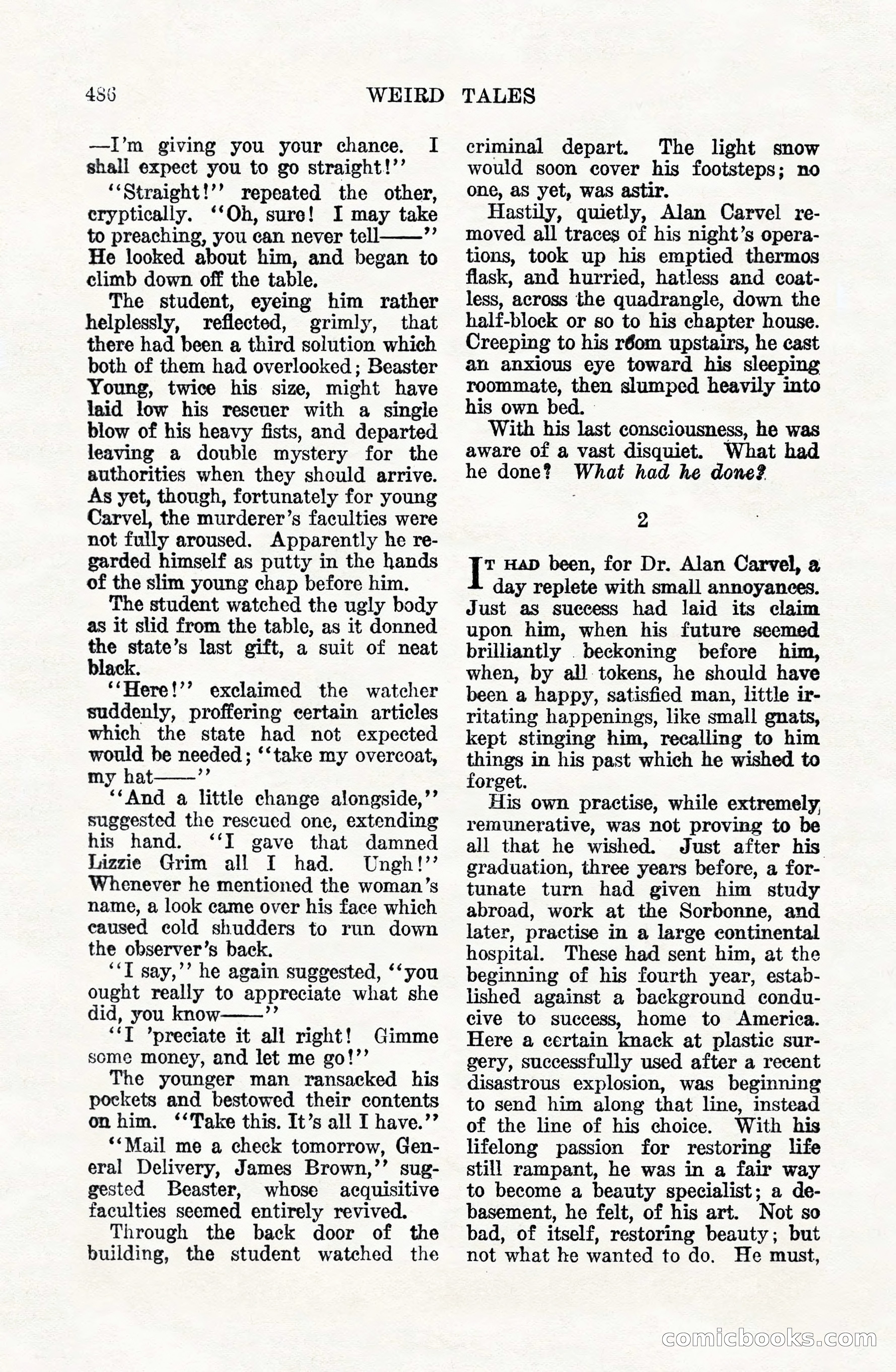 Weird Tales, Vol. VIII, No. 4 — page 56 of 148