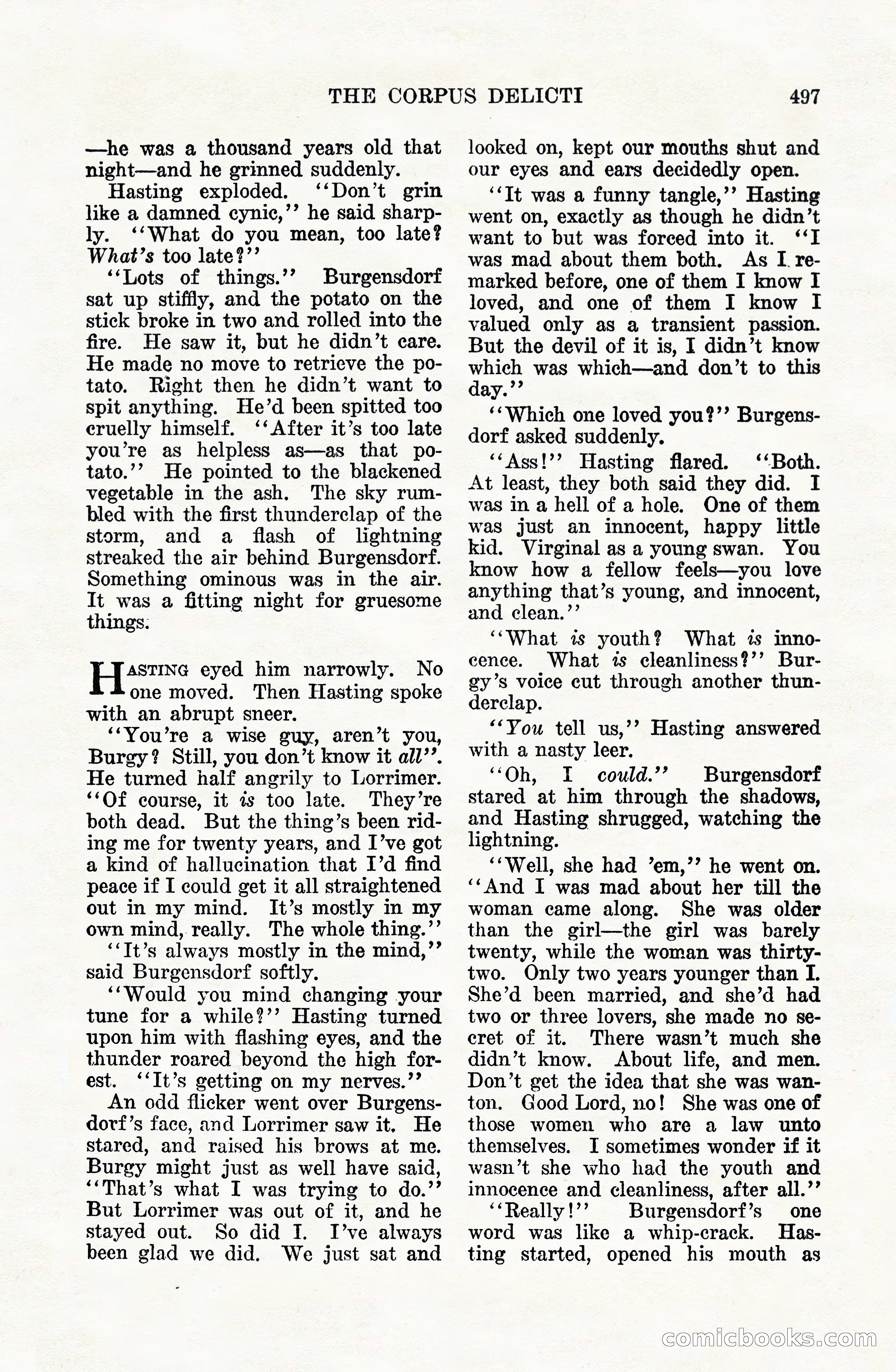 Weird Tales, Vol. VIII, No. 4 — page 67 of 148