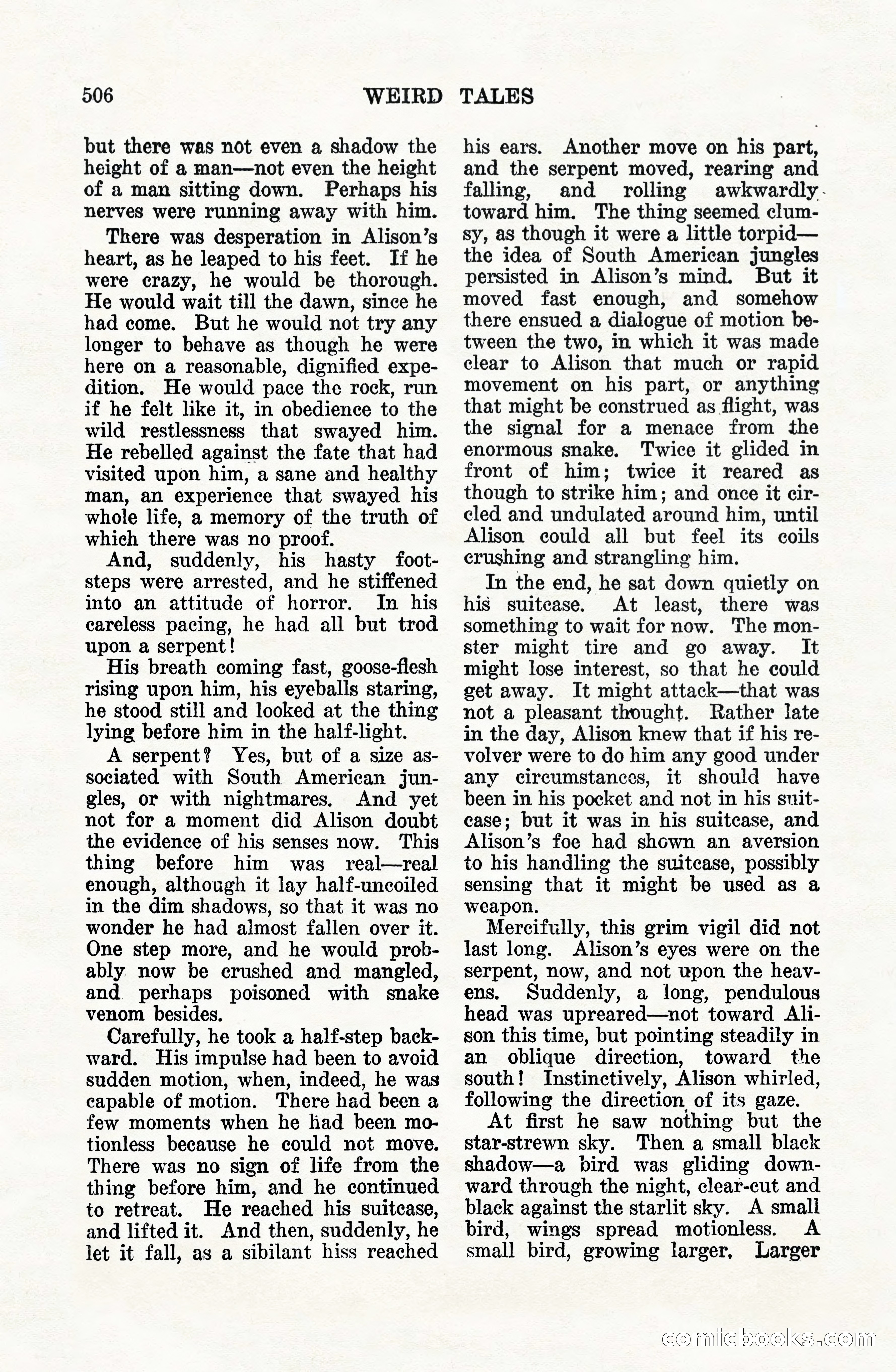 Weird Tales, Vol. VIII, No. 4 — page 76 of 148