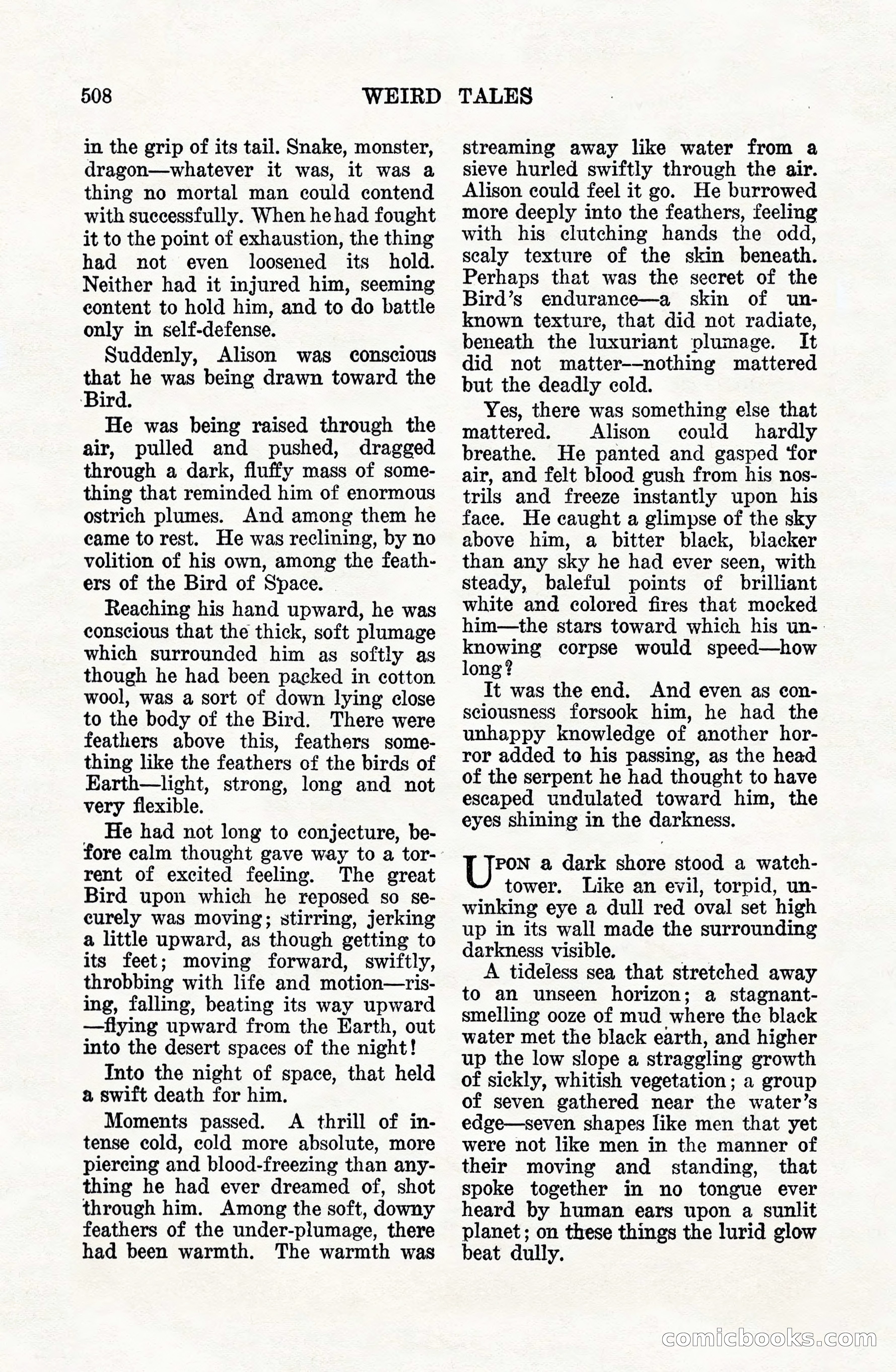 Weird Tales, Vol. VIII, No. 4 — page 78 of 148