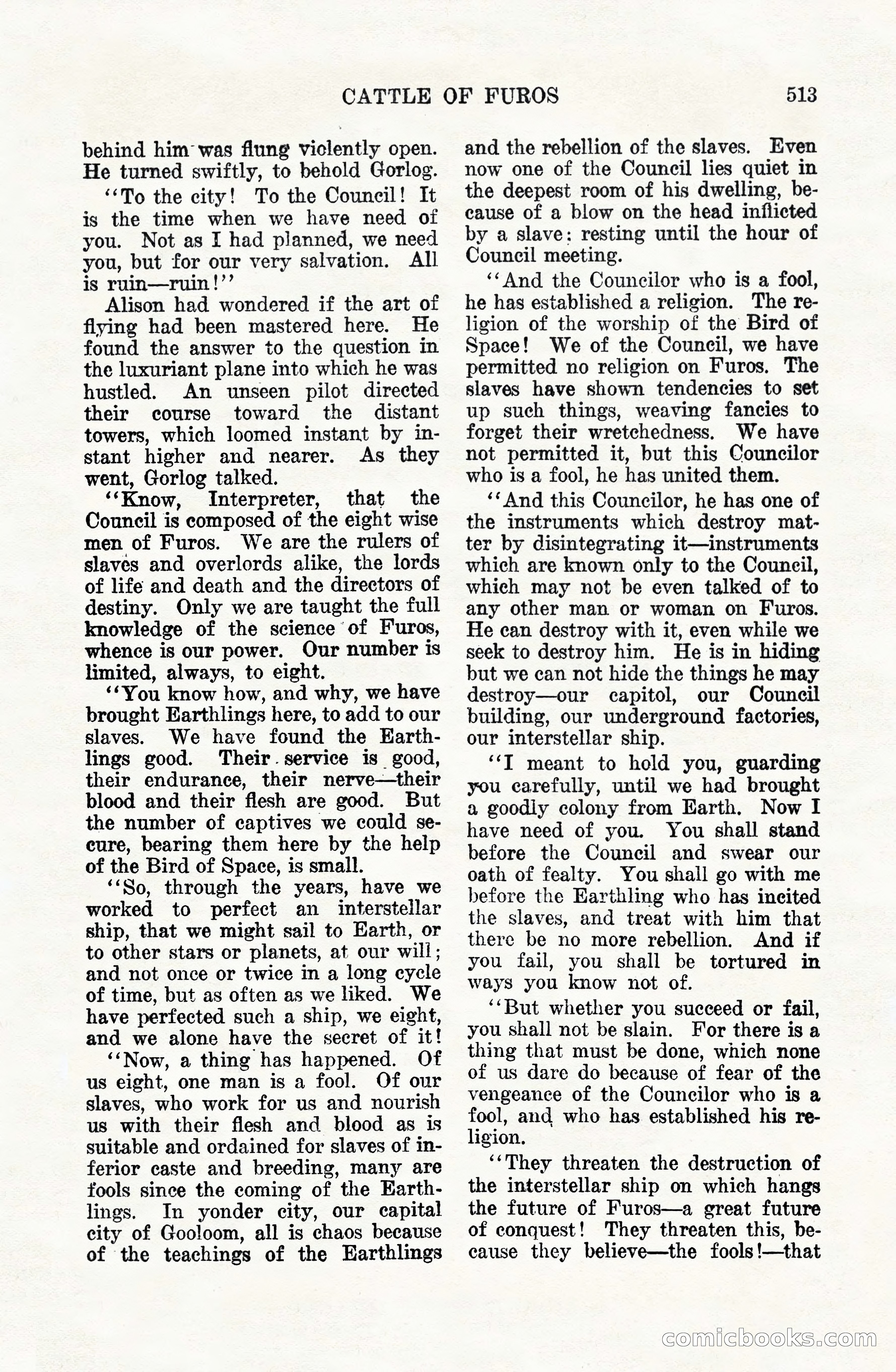 Weird Tales, Vol. VIII, No. 4 — page 83 of 148