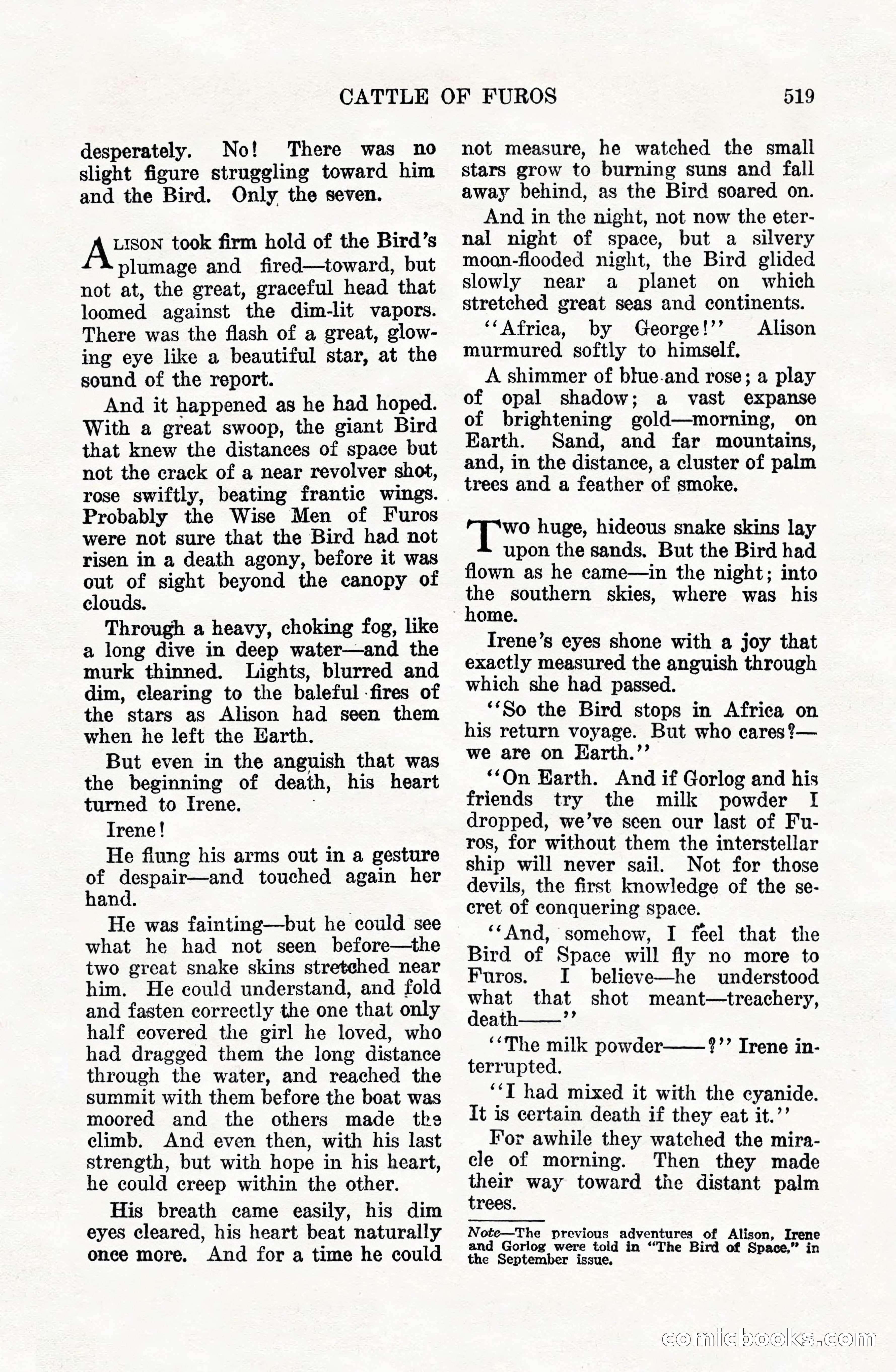 Weird Tales, Vol. VIII, No. 4 — page 89 of 148
