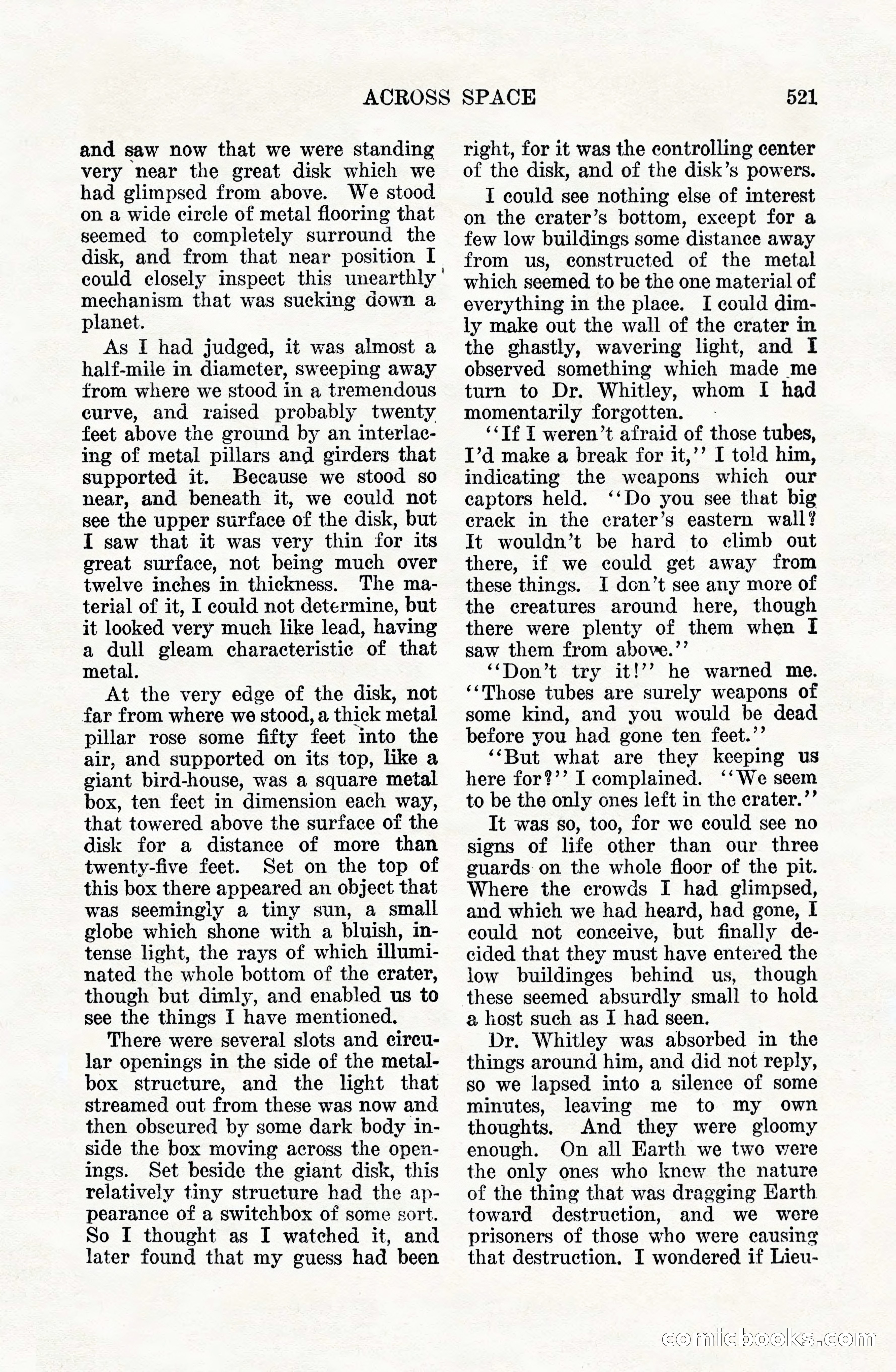 Weird Tales, Vol. VIII, No. 4 — page 91 of 148