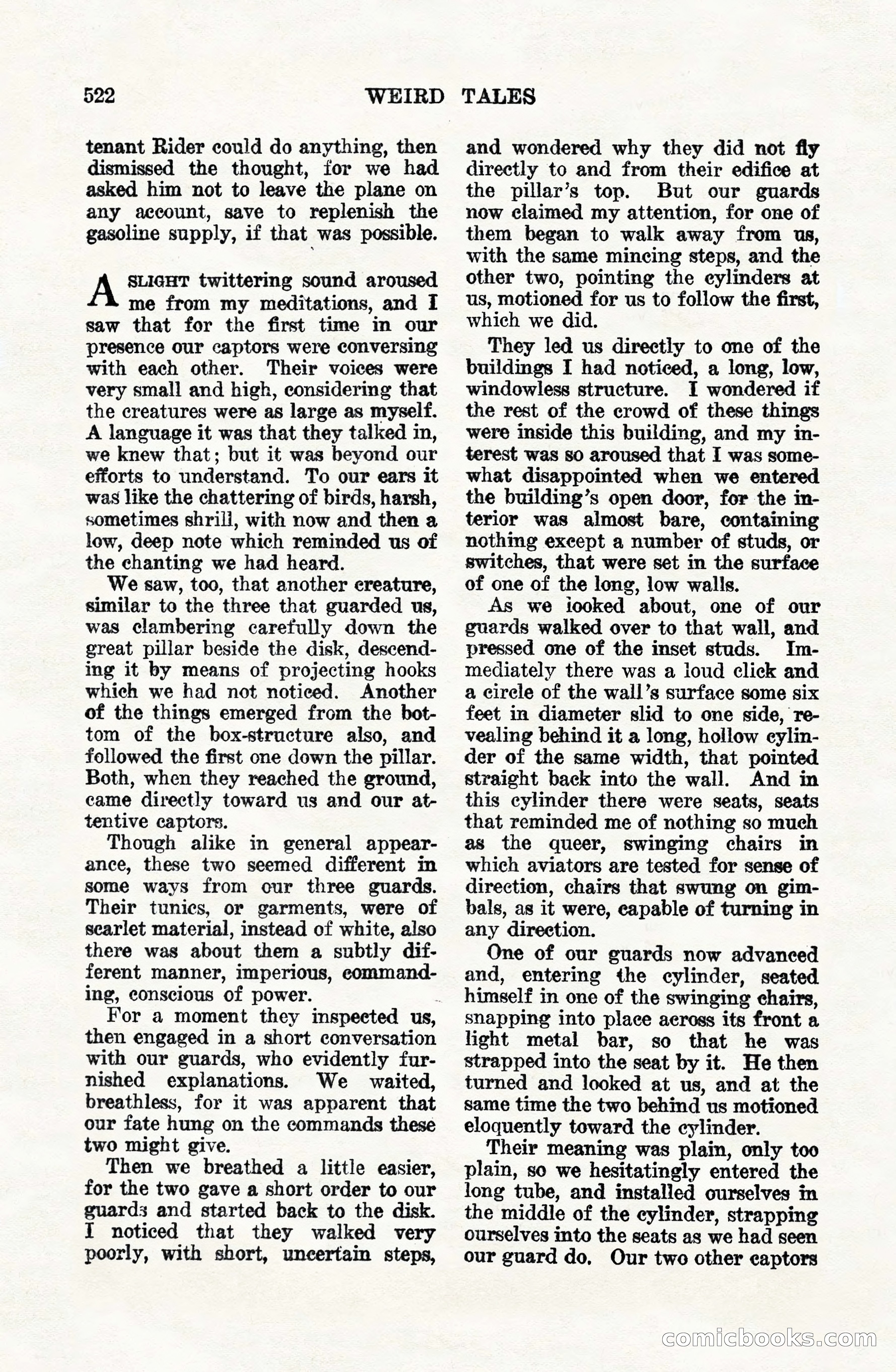 Weird Tales, Vol. VIII, No. 4 — page 92 of 148