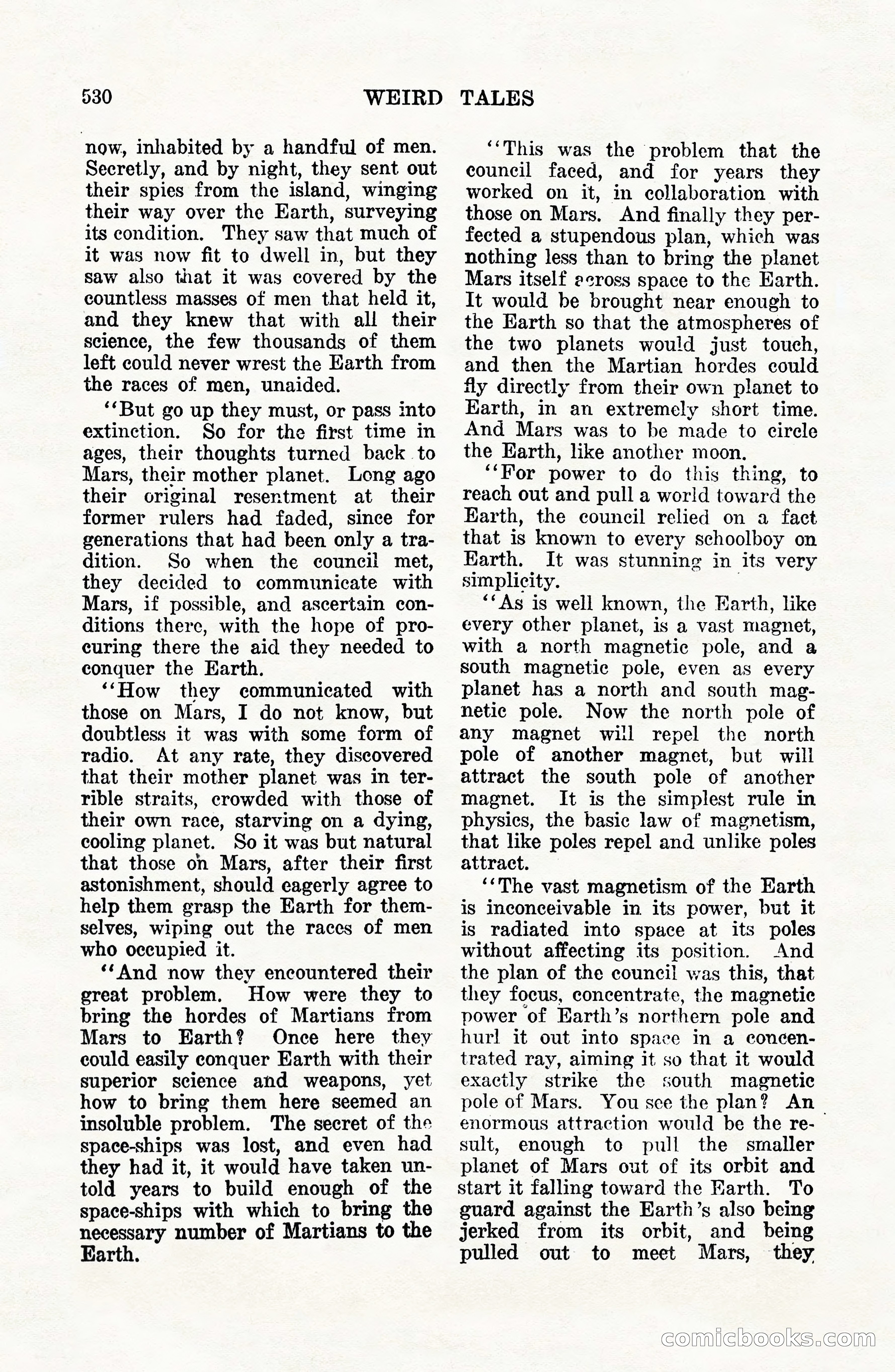 Weird Tales, Vol. VIII, No. 4 — page 100 of 148