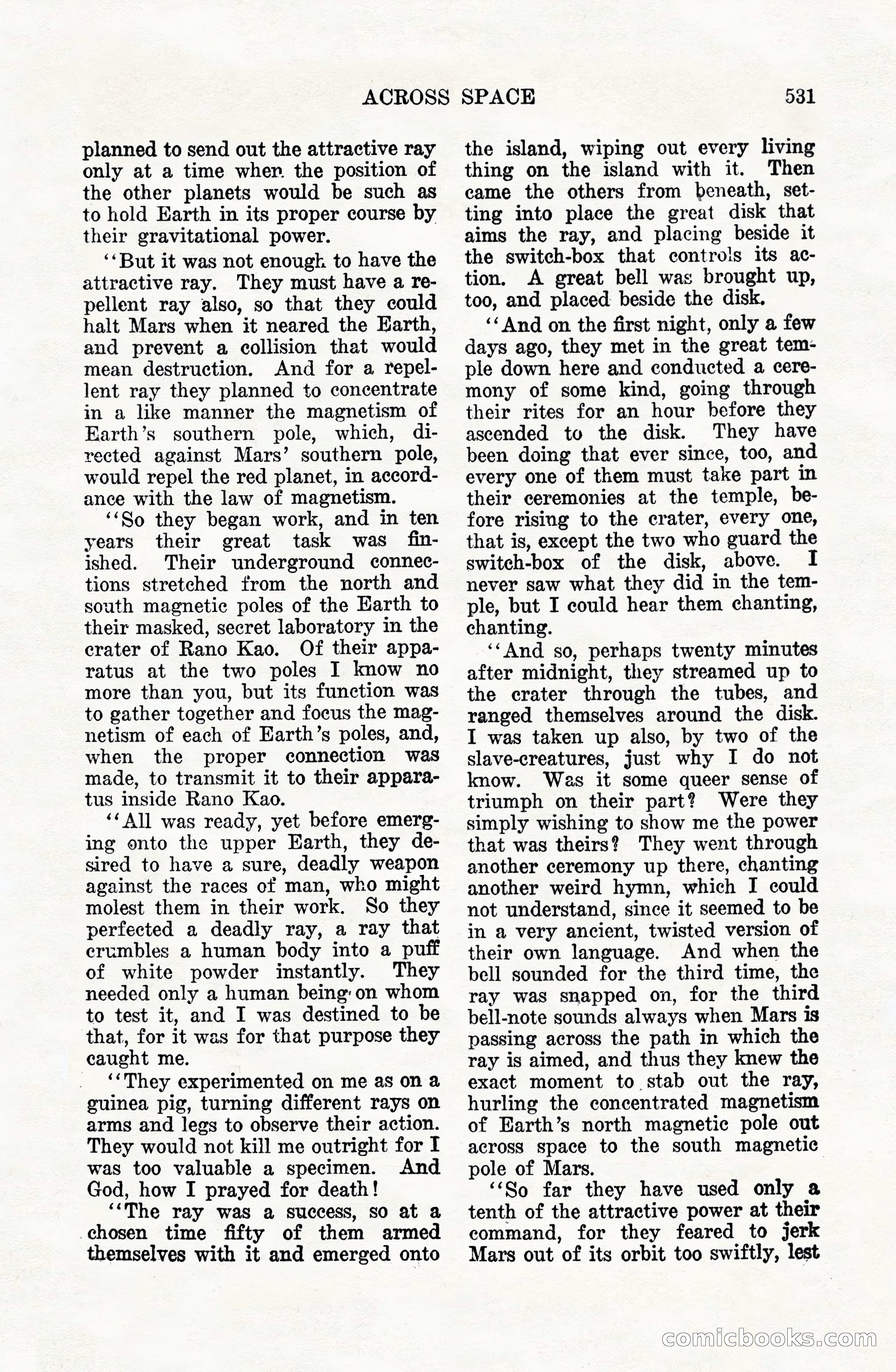 Weird Tales, Vol. VIII, No. 4 — page 101 of 148