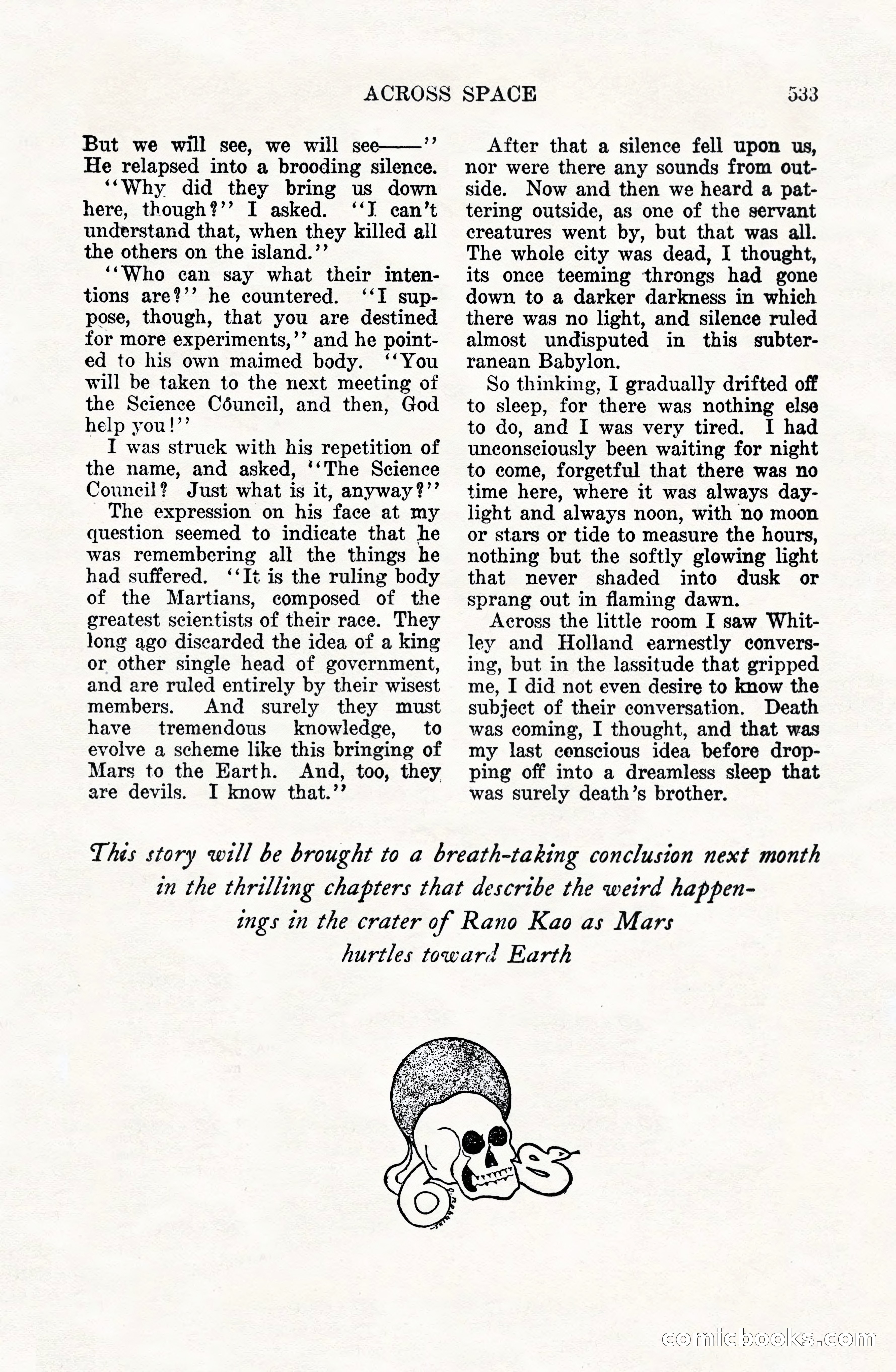 Weird Tales, Vol. VIII, No. 4 — page 103 of 148