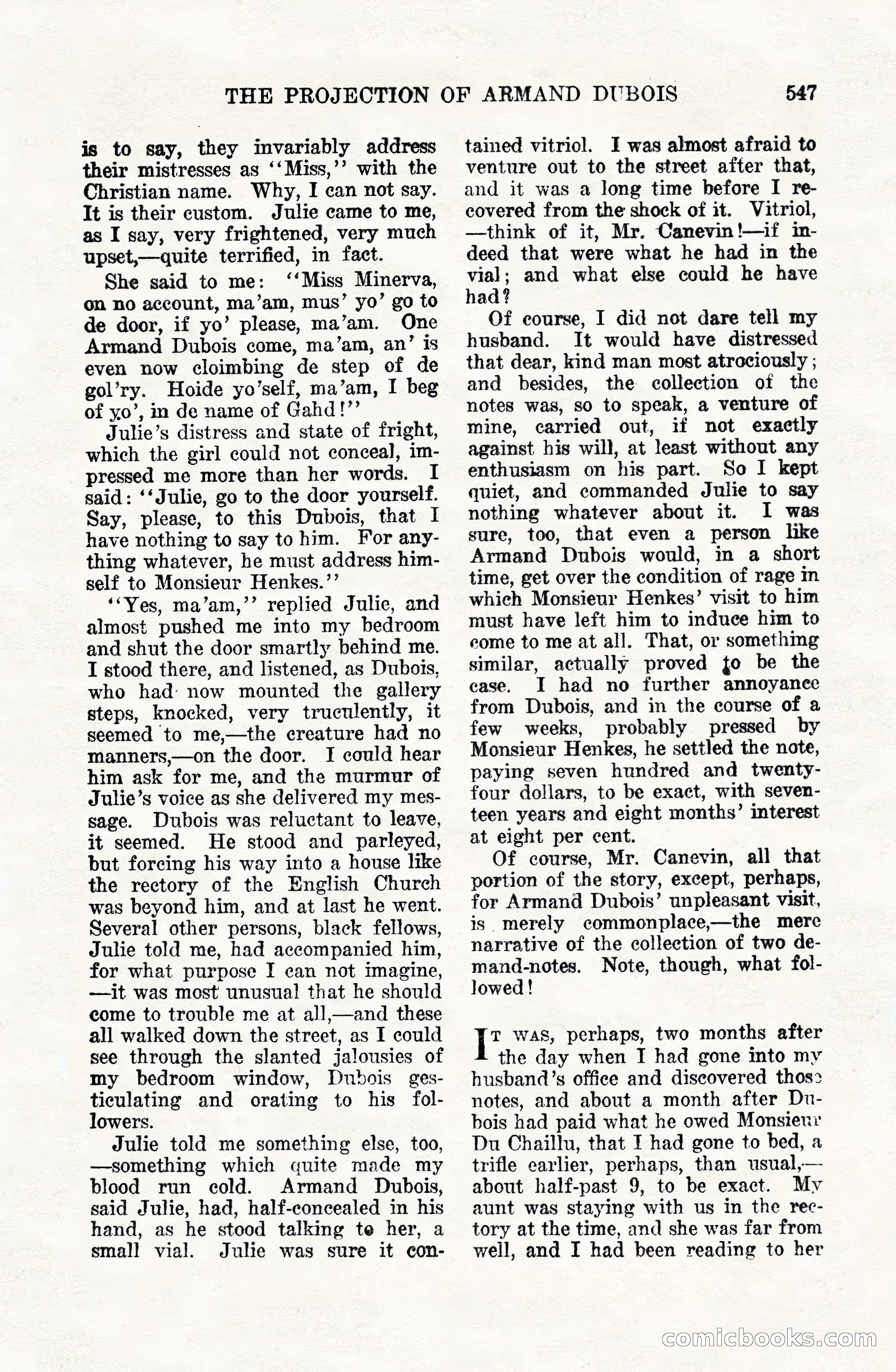 Weird Tales, Vol. VIII, No. 4 — page 117 of 148