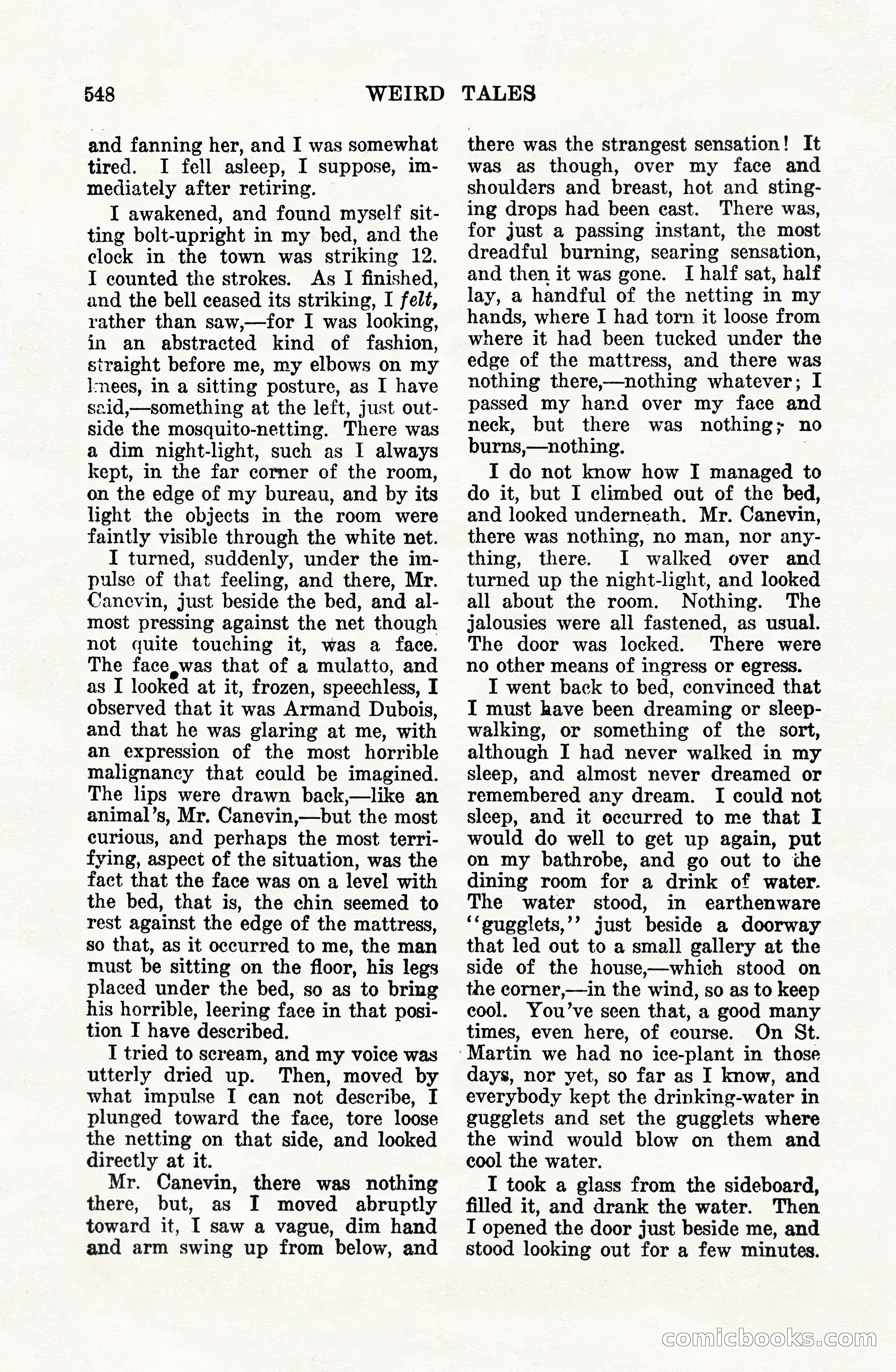 Weird Tales, Vol. VIII, No. 4 — page 118 of 148