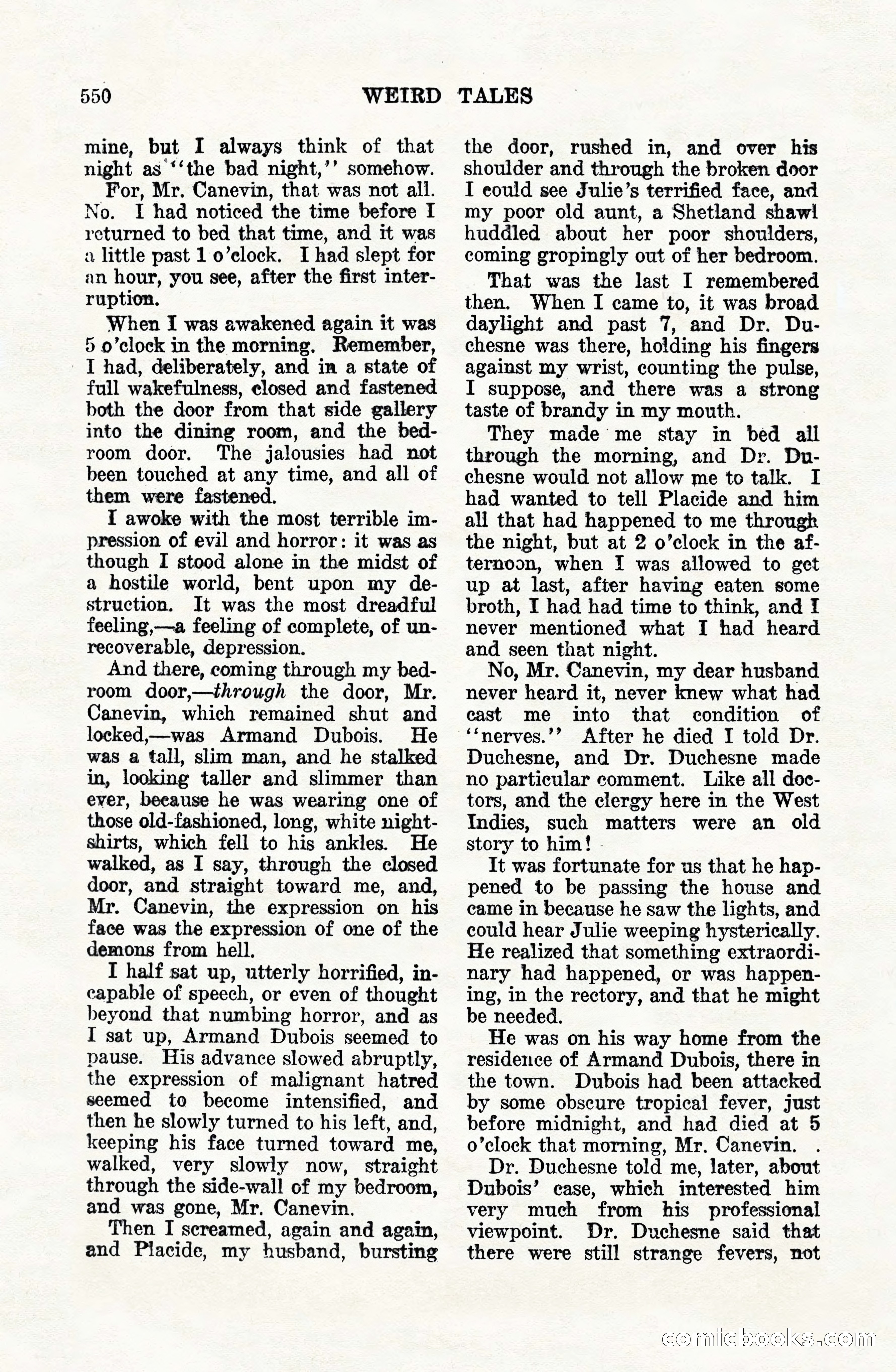 Weird Tales, Vol. VIII, No. 4 — page 120 of 148