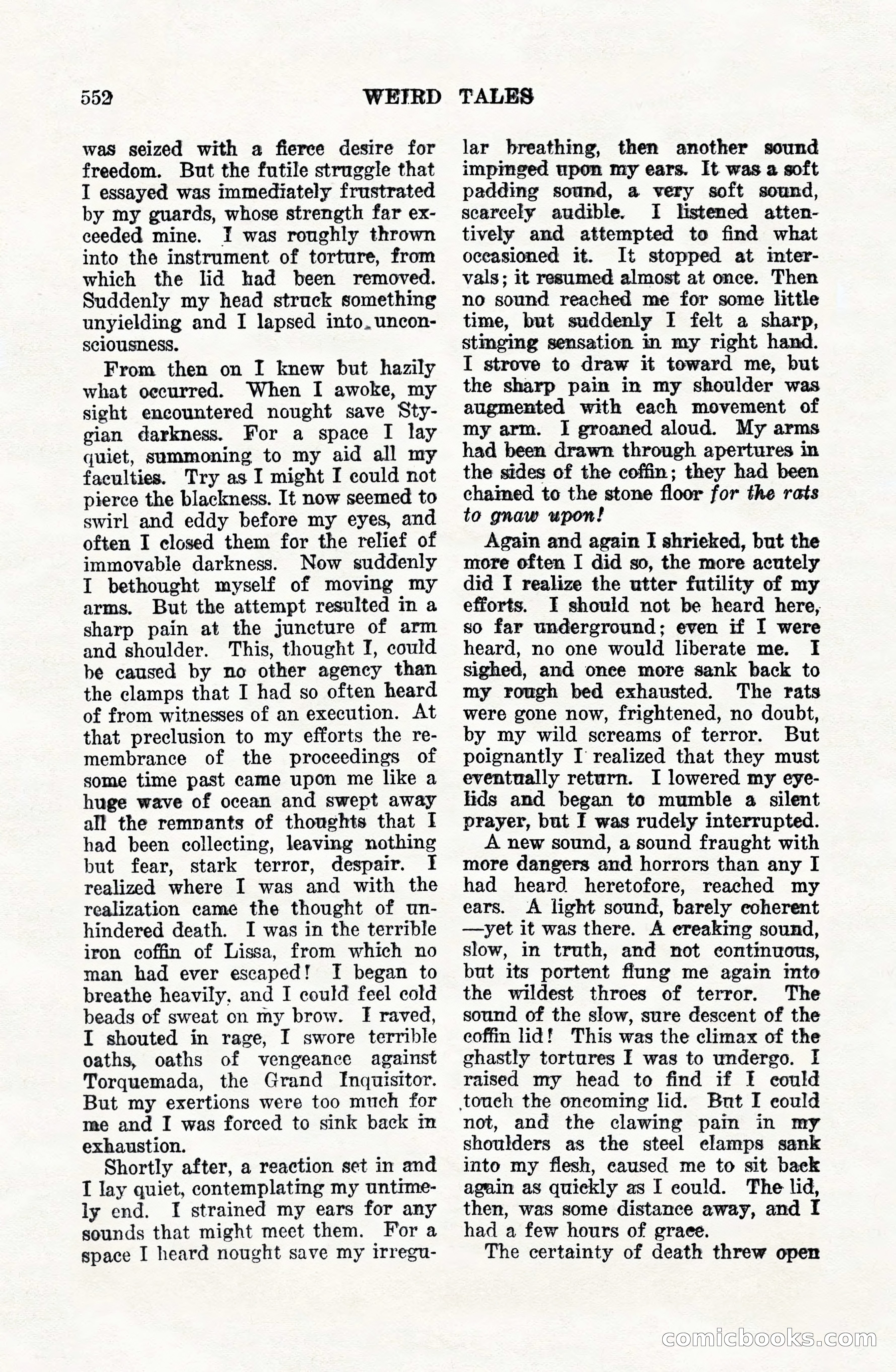 Weird Tales, Vol. VIII, No. 4 — page 122 of 148