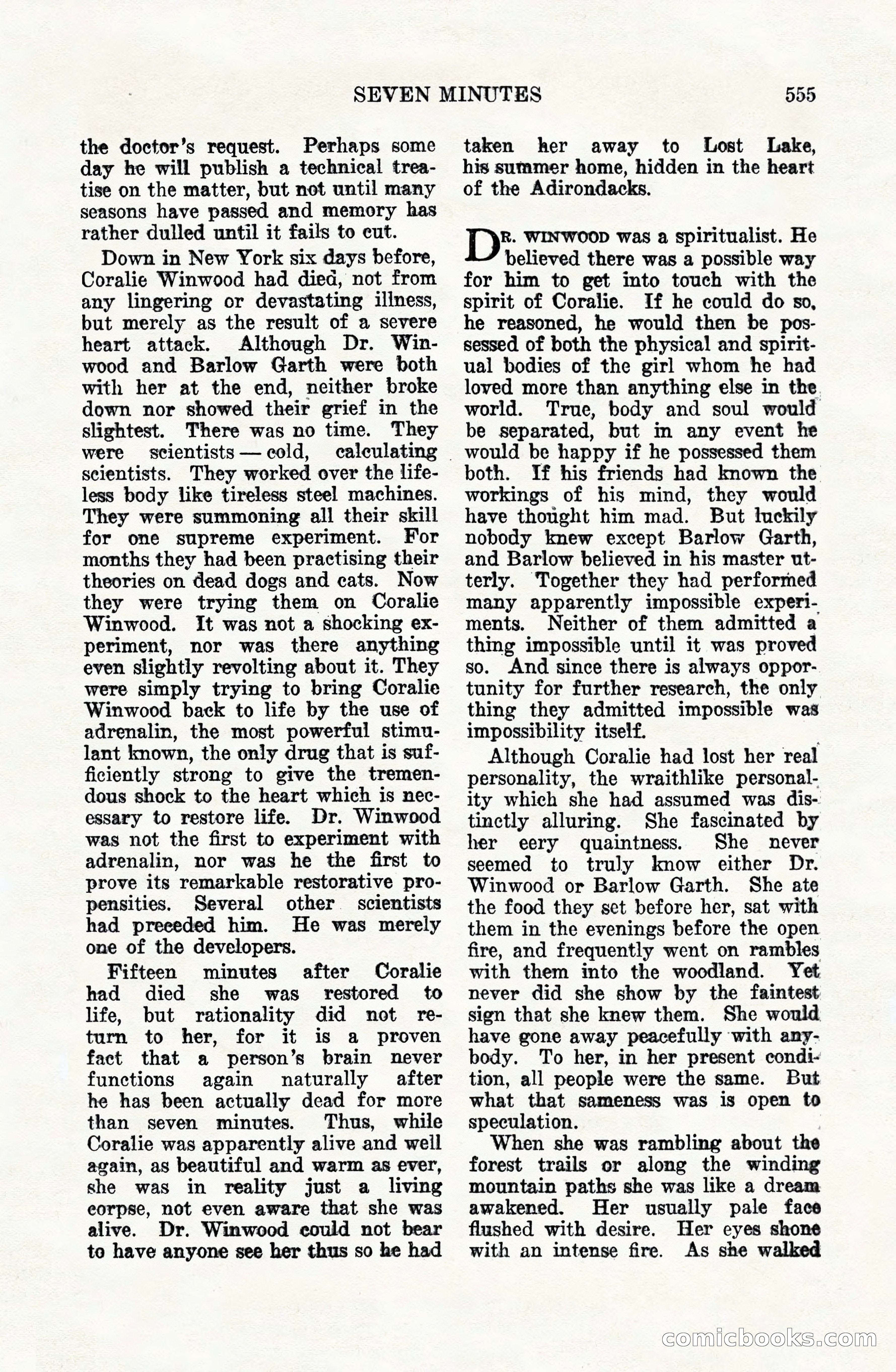 Weird Tales, Vol. VIII, No. 4 — page 125 of 148