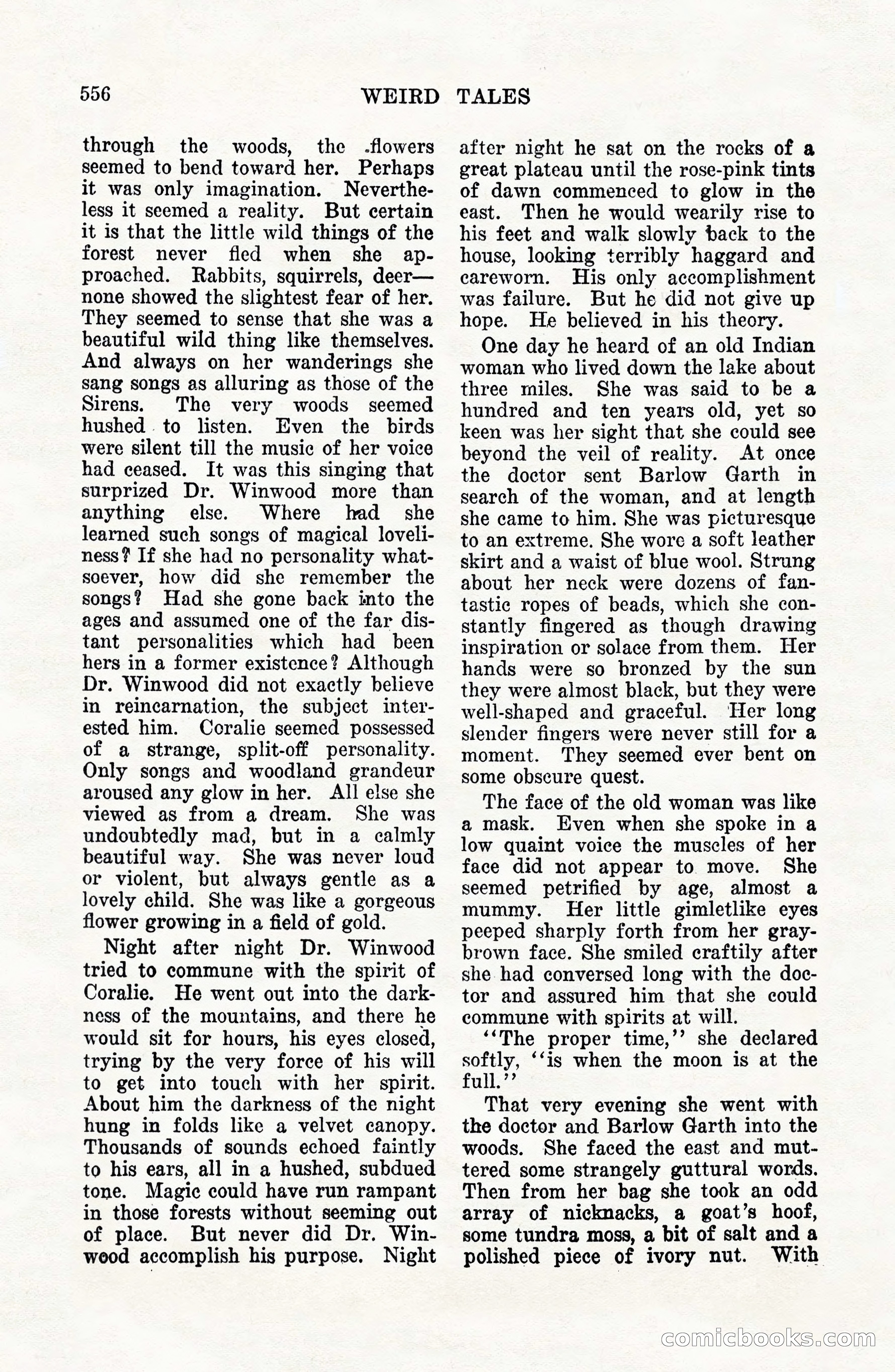 Weird Tales, Vol. VIII, No. 4 — page 126 of 148