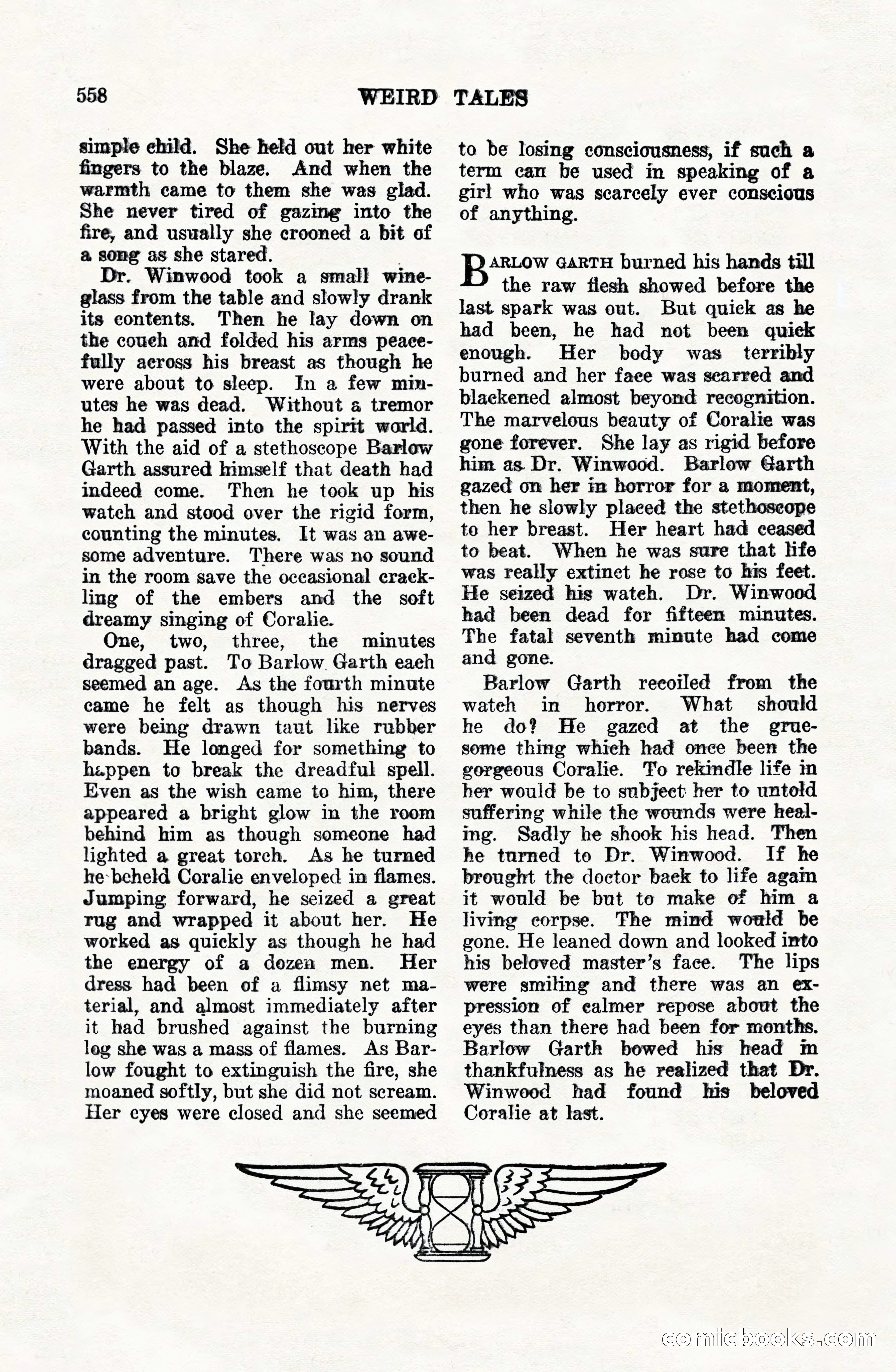 Weird Tales, Vol. VIII, No. 4 — page 128 of 148