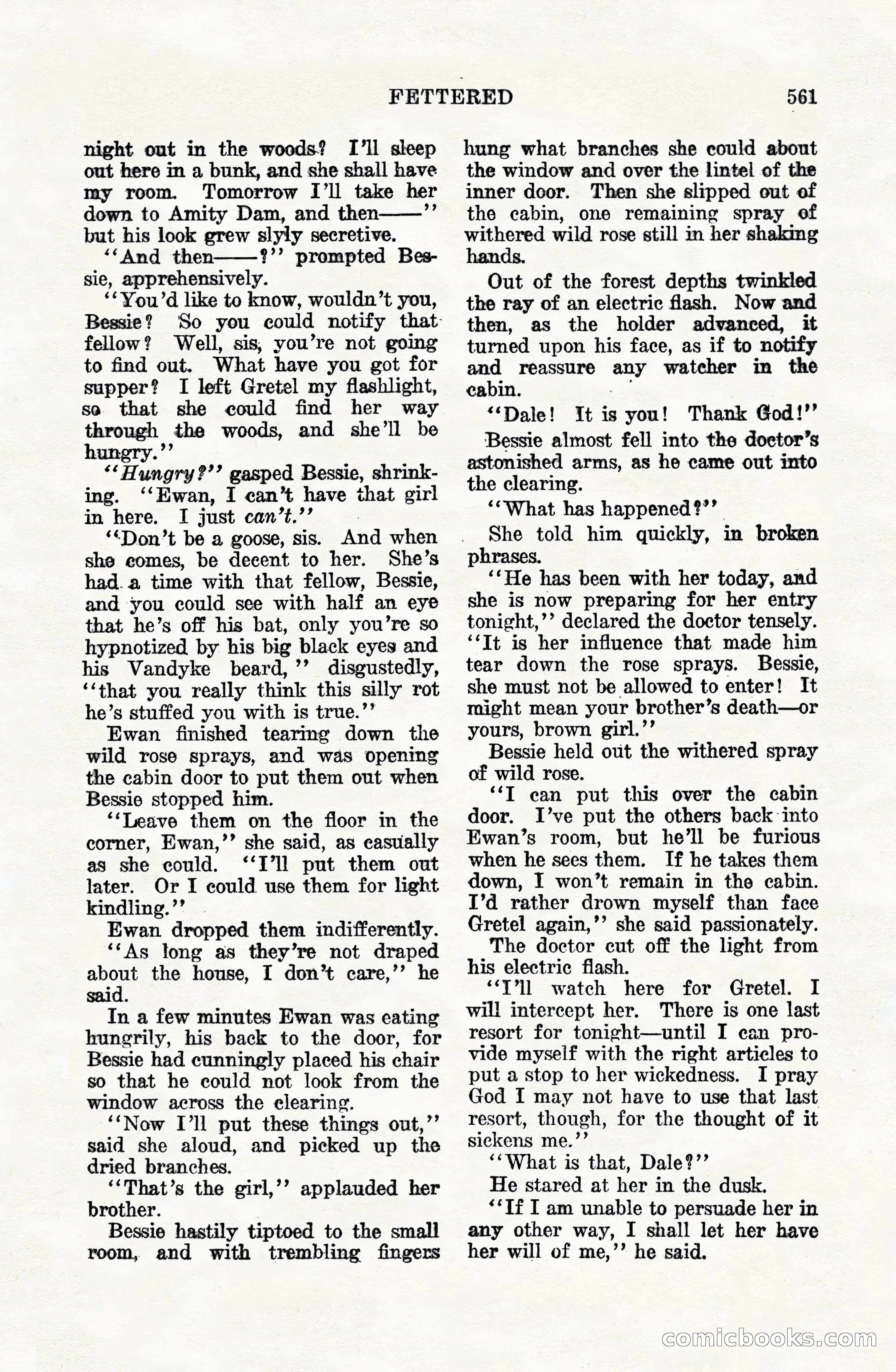 Weird Tales, Vol. VIII, No. 4 — page 131 of 148