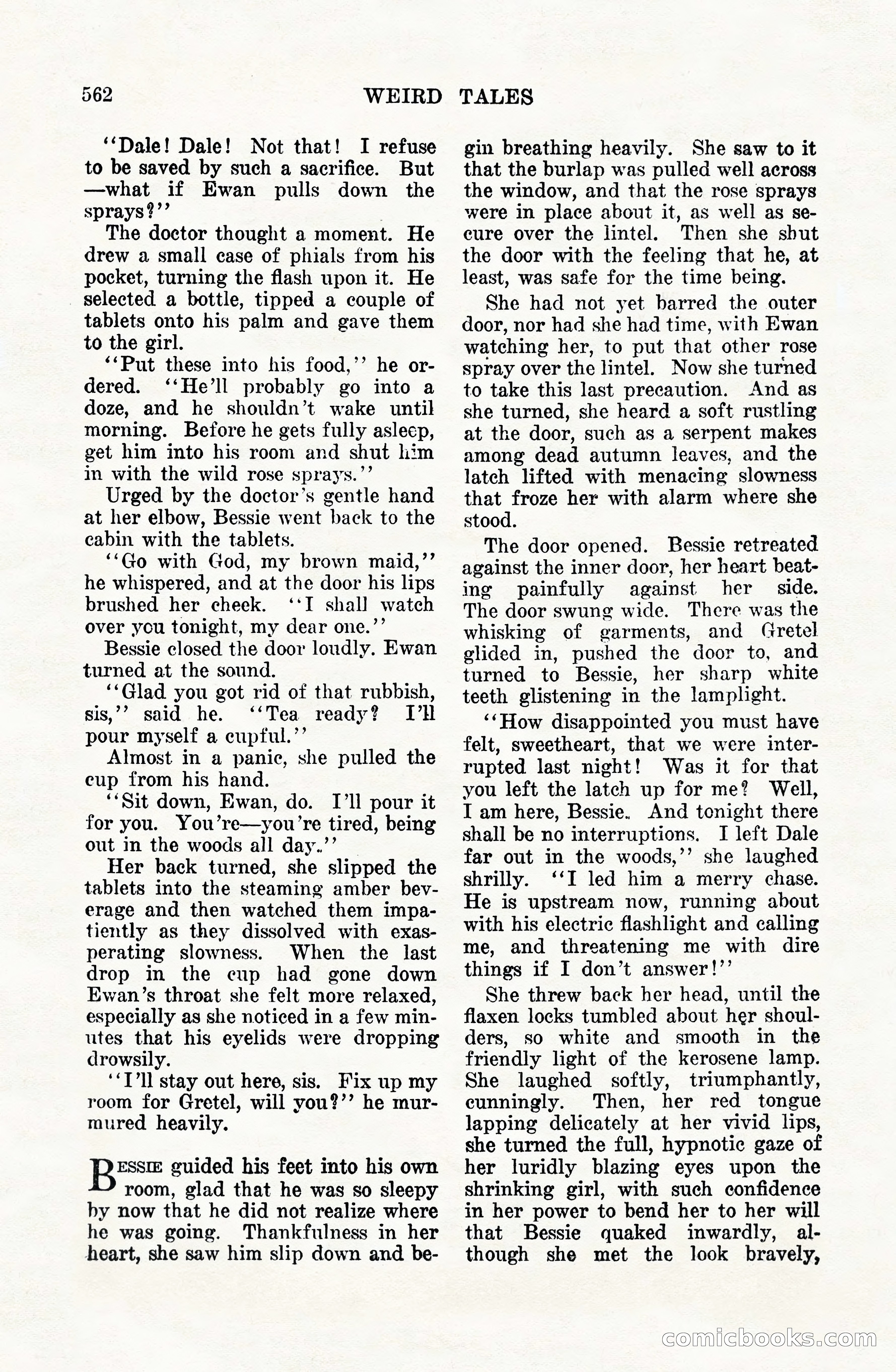 Weird Tales, Vol. VIII, No. 4 — page 132 of 148