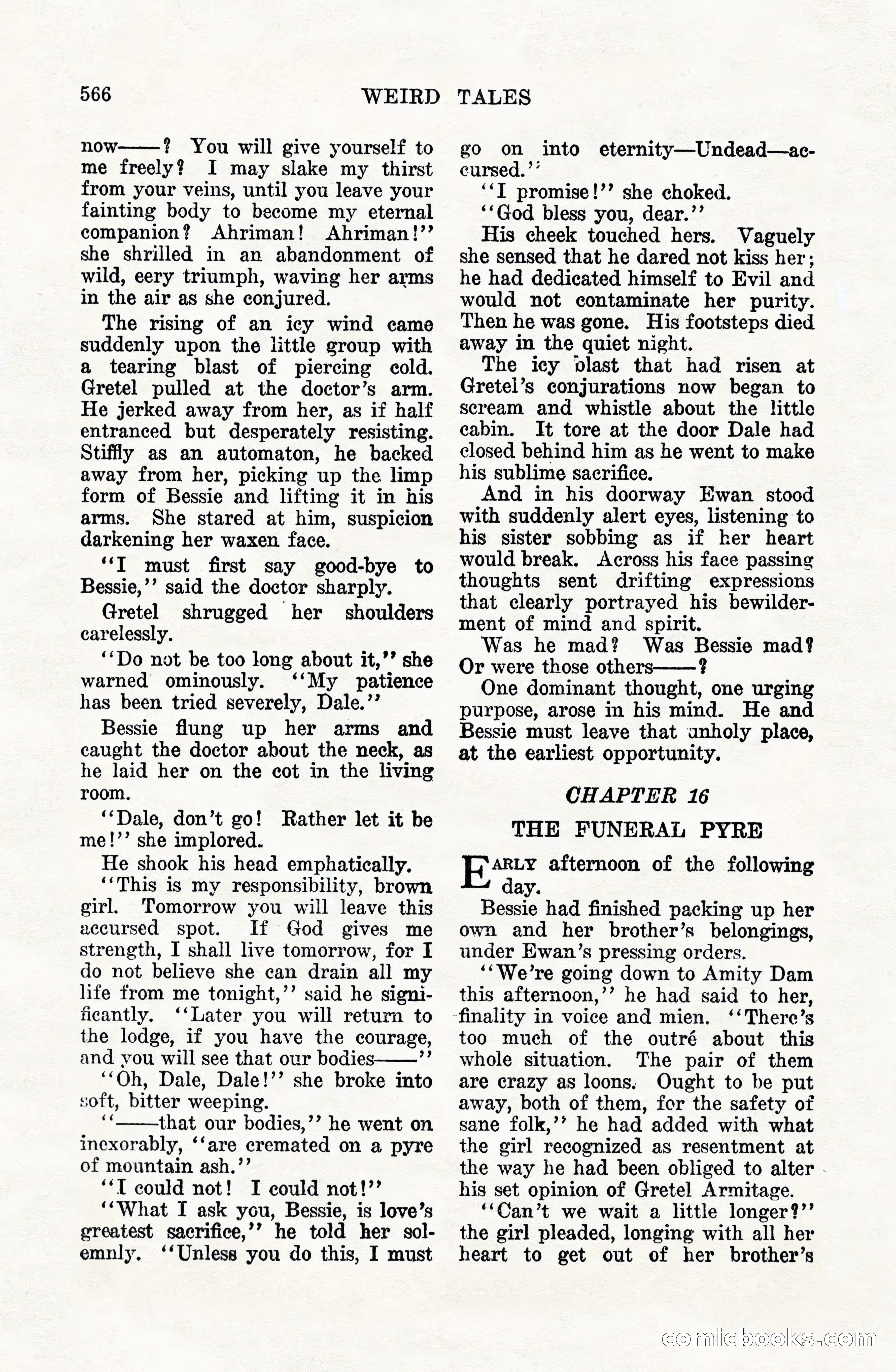 Weird Tales, Vol. VIII, No. 4 — page 136 of 148