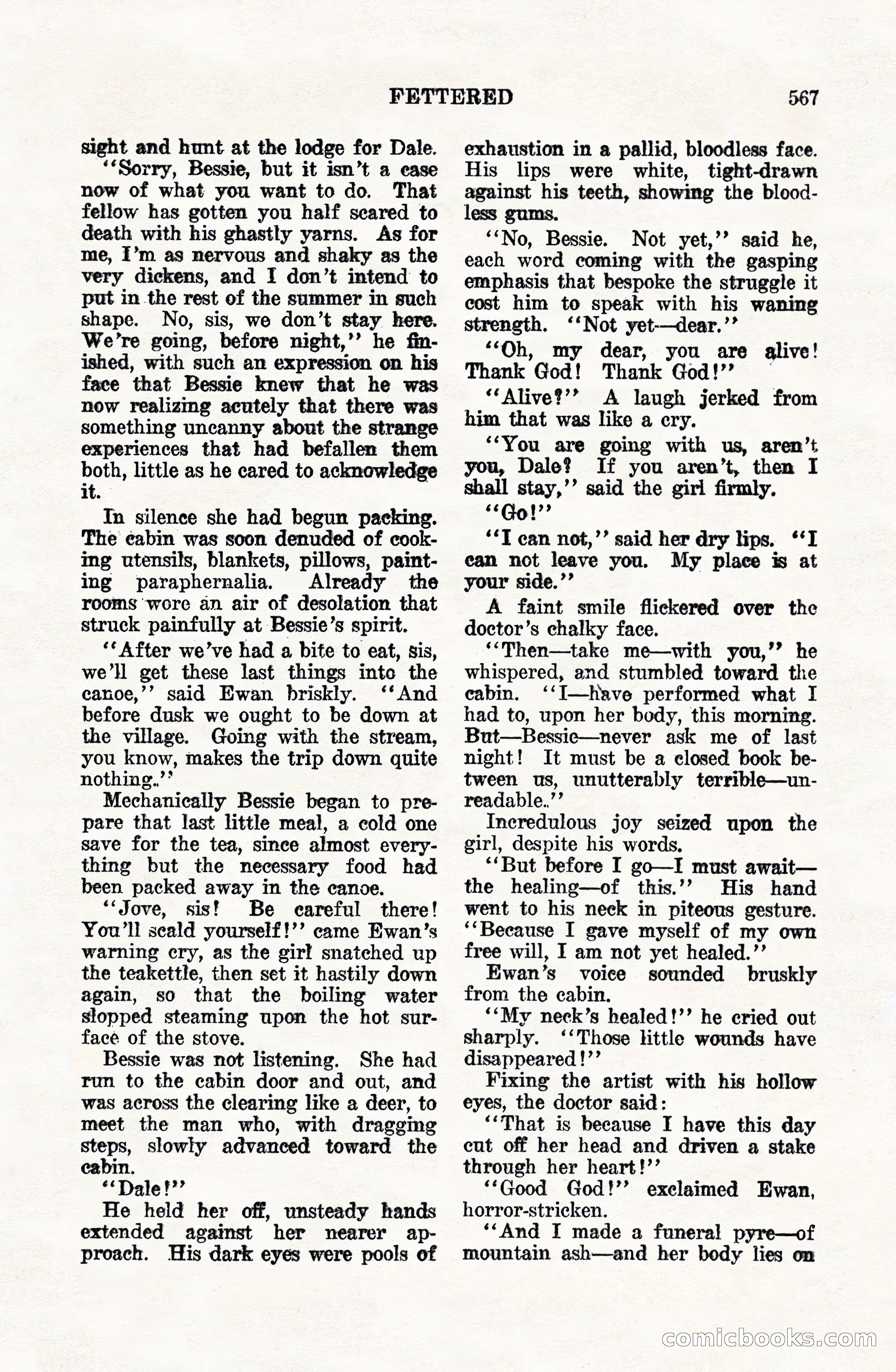 Weird Tales, Vol. VIII, No. 4 — page 137 of 148