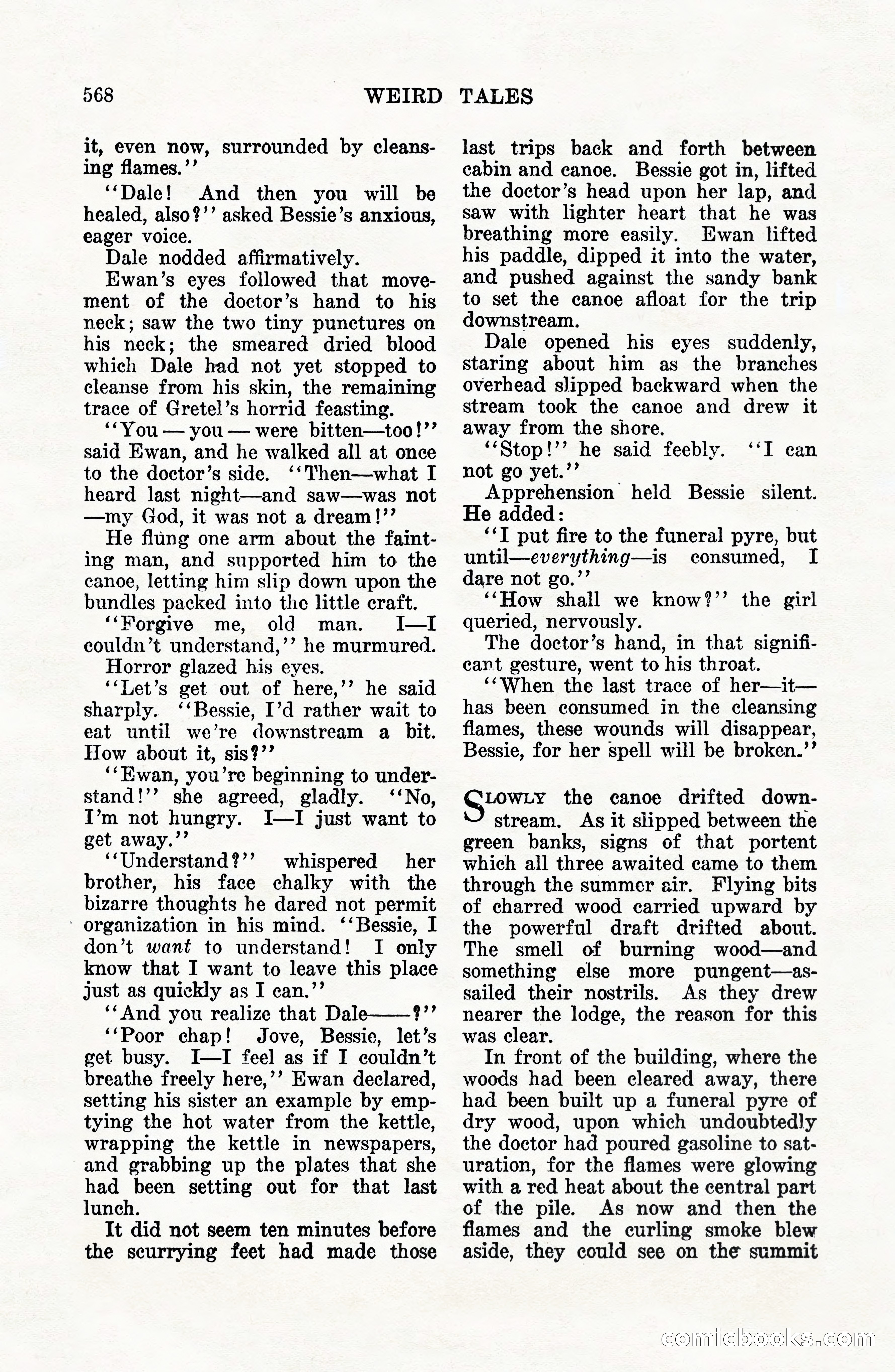 Weird Tales, Vol. VIII, No. 4 — page 138 of 148