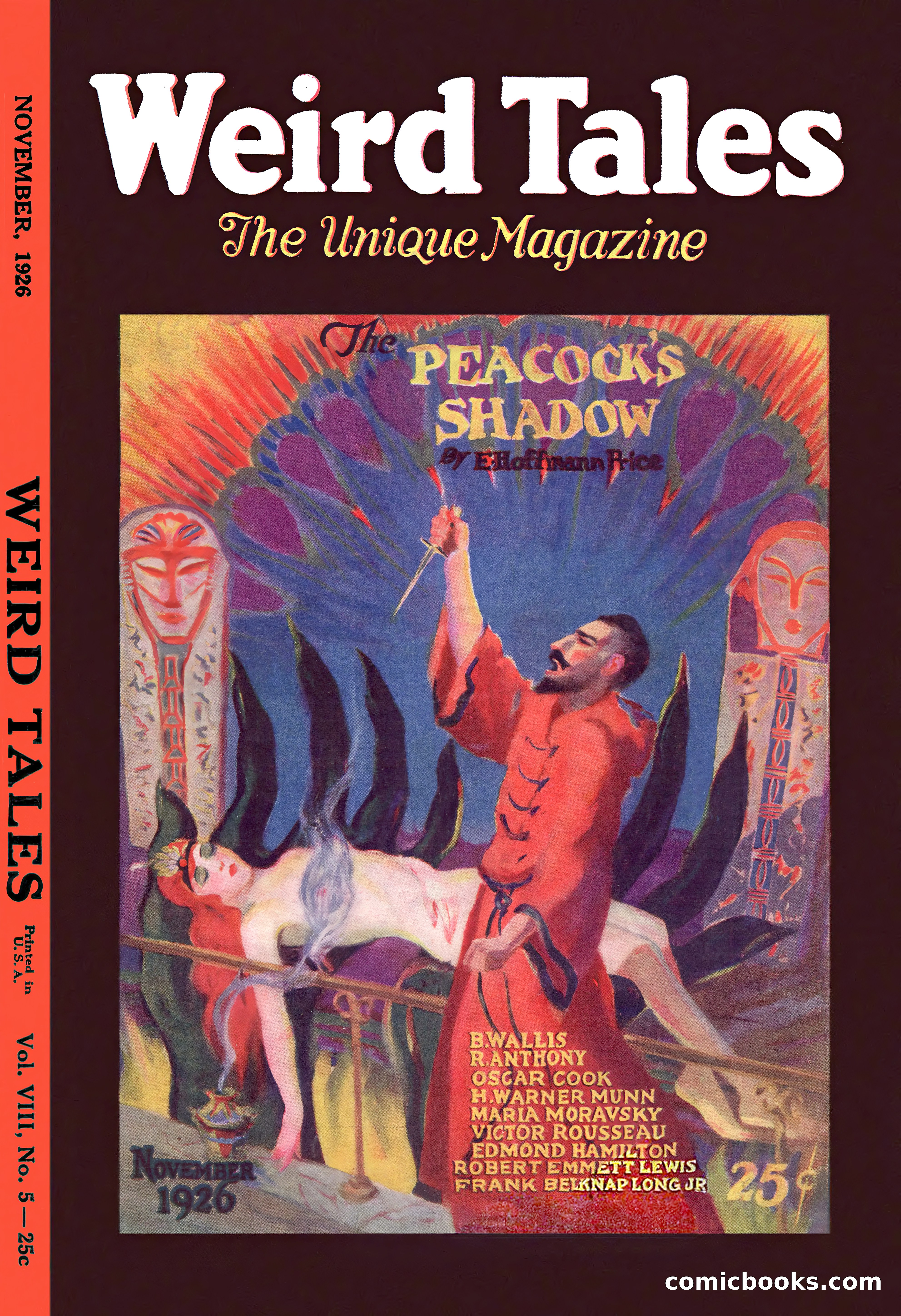 Weird Tales, Vol. VIII, No. 5 — page 1 of 148