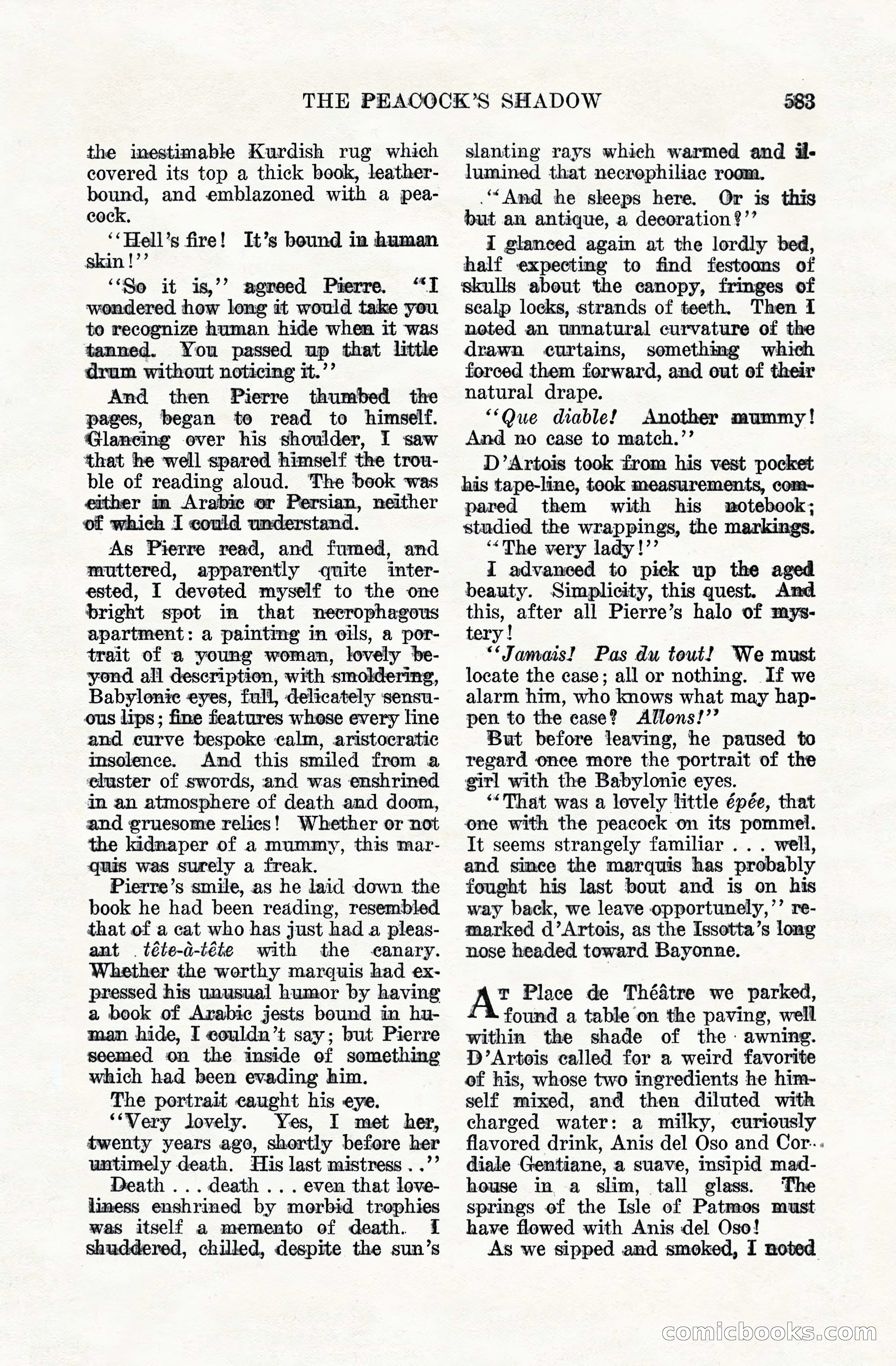 Weird Tales, Vol. VIII, No. 5 — page 9 of 148